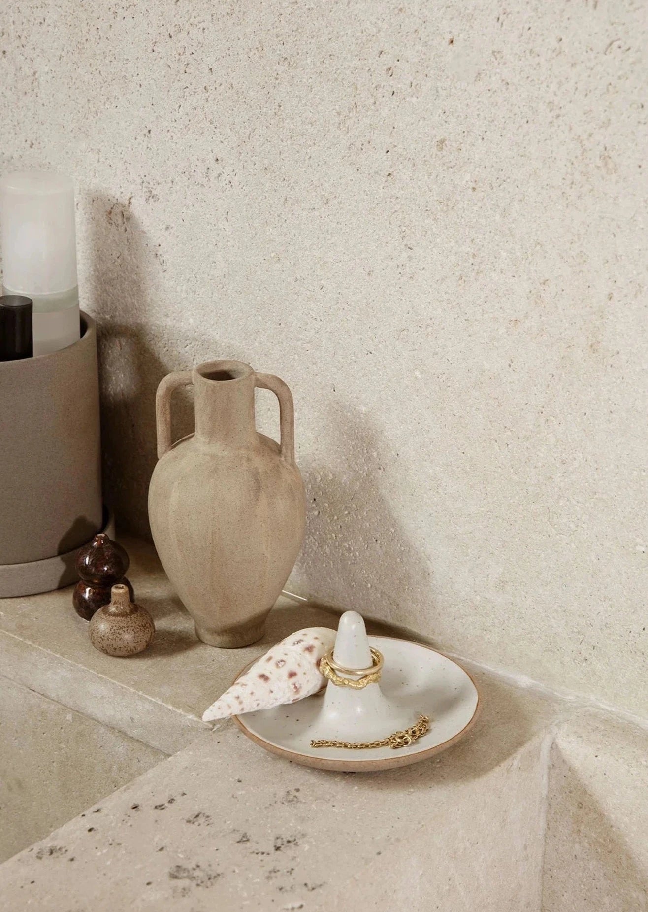 Ring Cone, Off-White Speckle