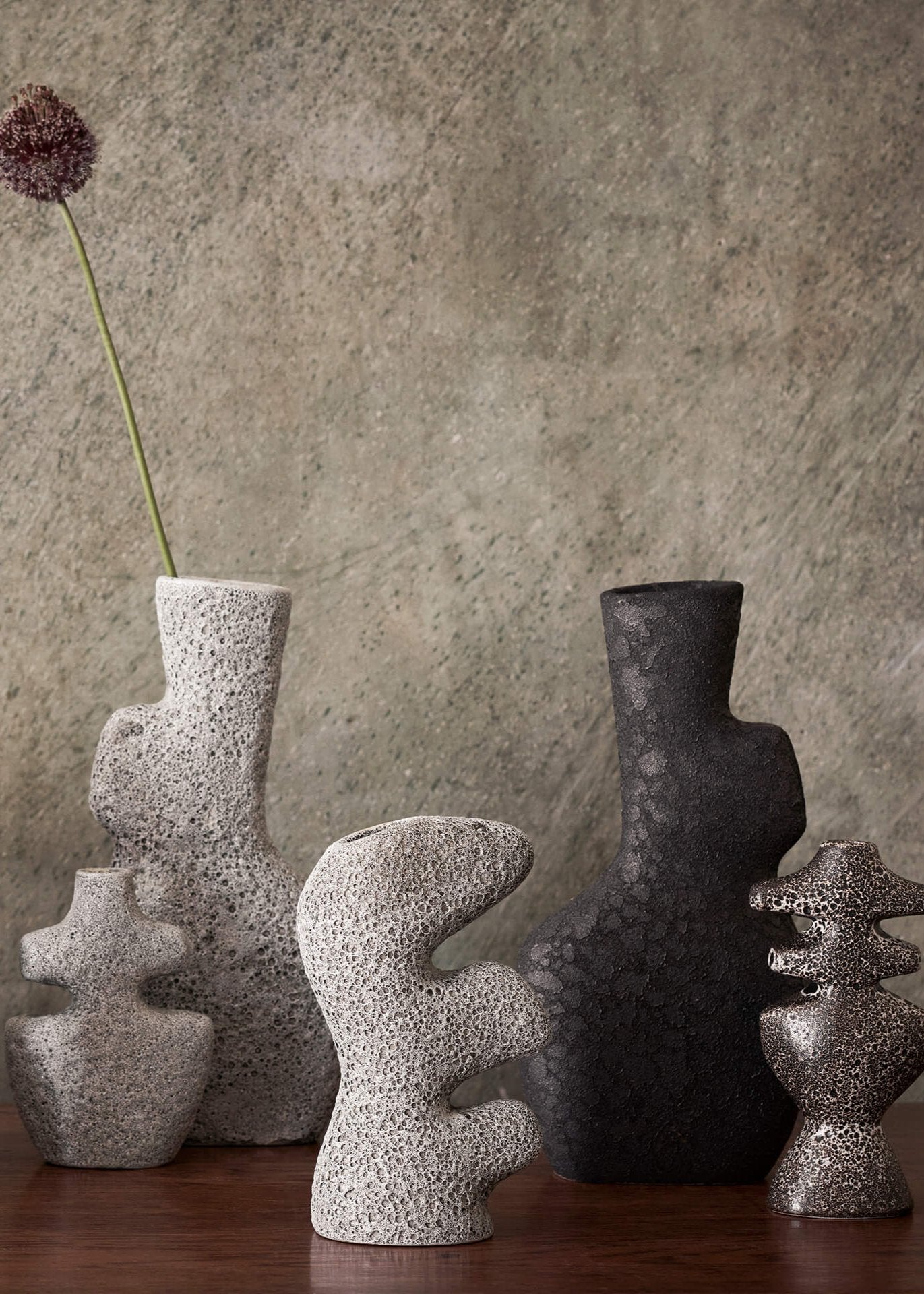 Yara Vase - Small Grey