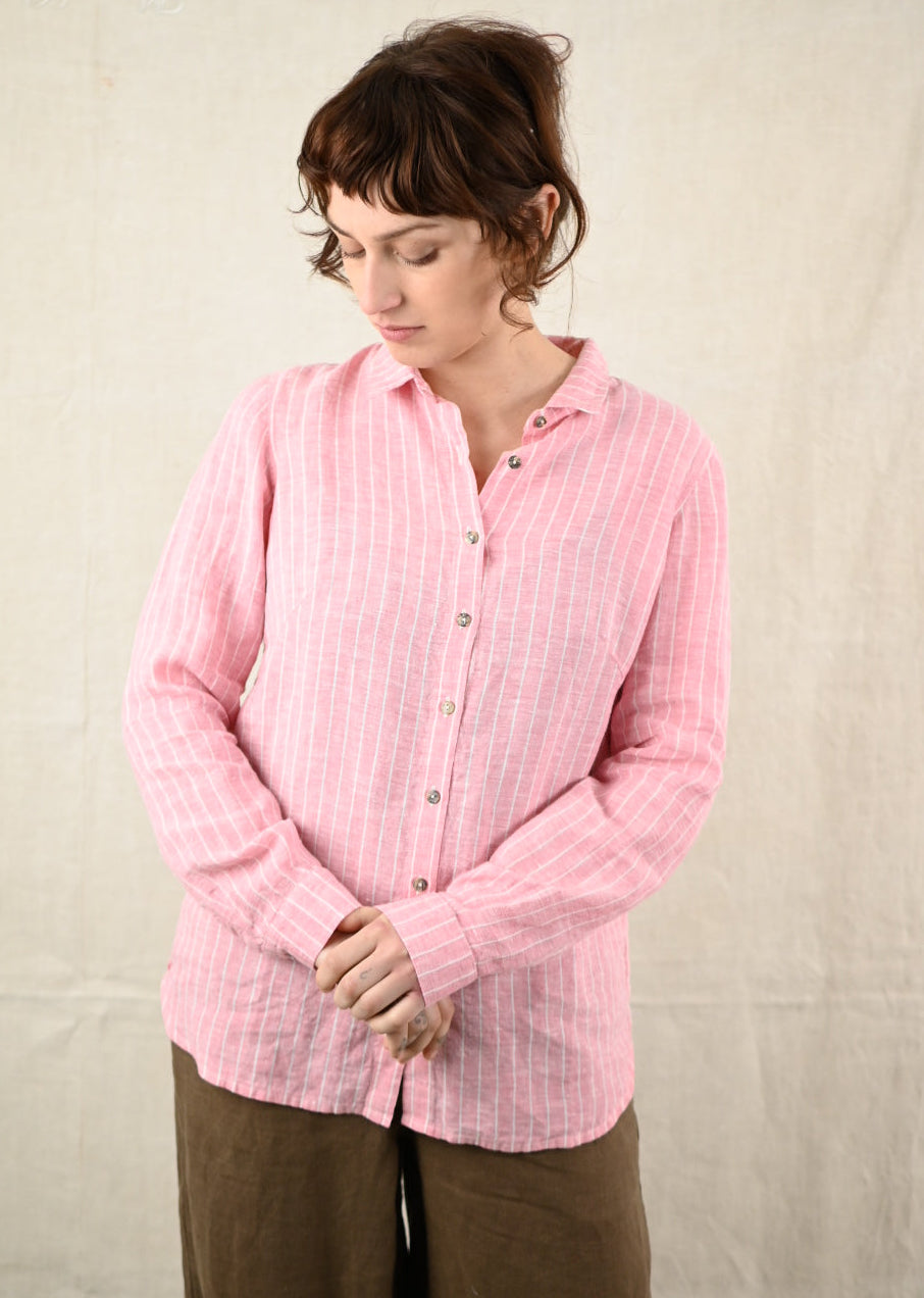 Fallo Shirt Stripe - Rose stripe