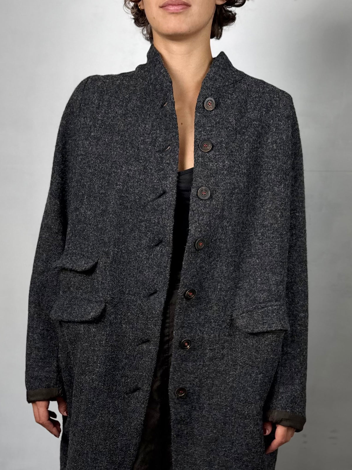 Hannoh Wessel - Coat Marika 301, Charcoal