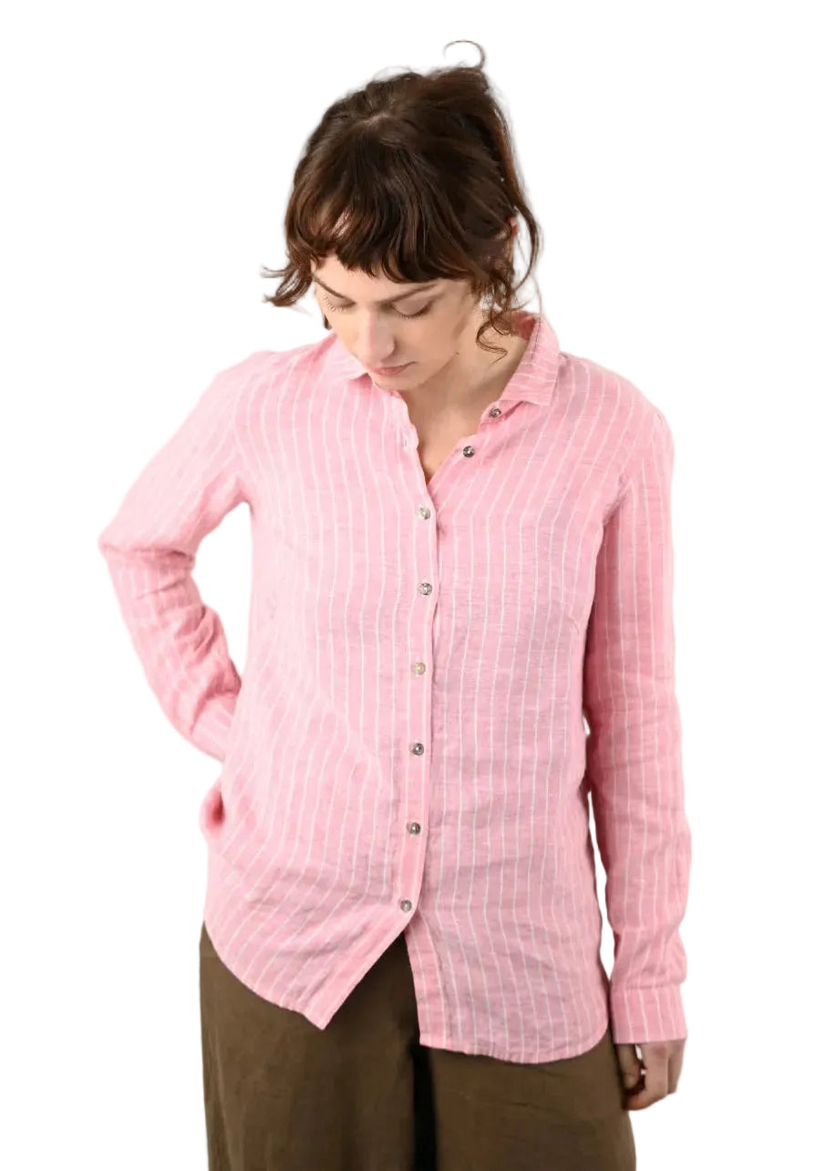Fallo Shirt Stripe - Rose stripe