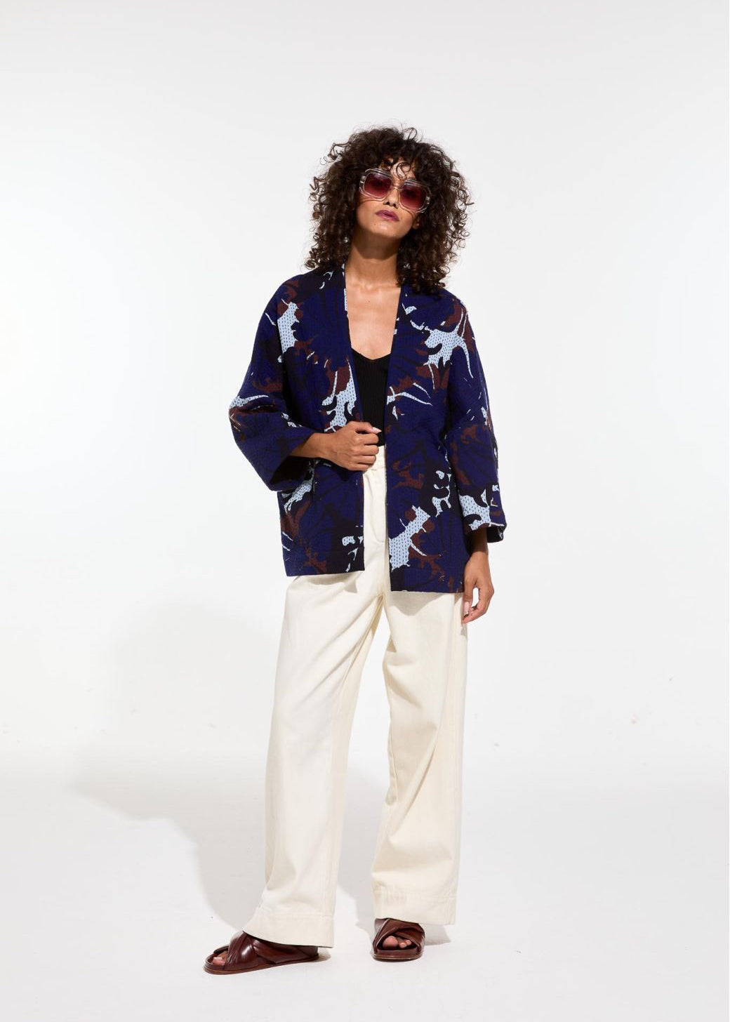 Ada Pavot Jacket, Blue - mapoesie