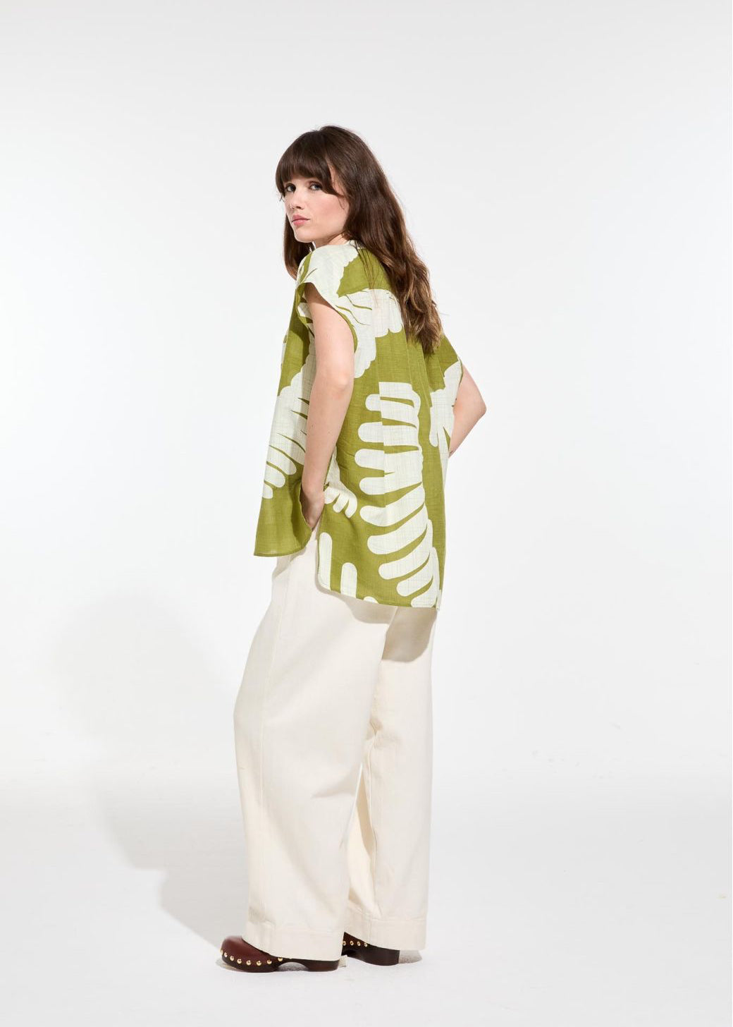 Adele Palma Top, Khaki - mapoesie