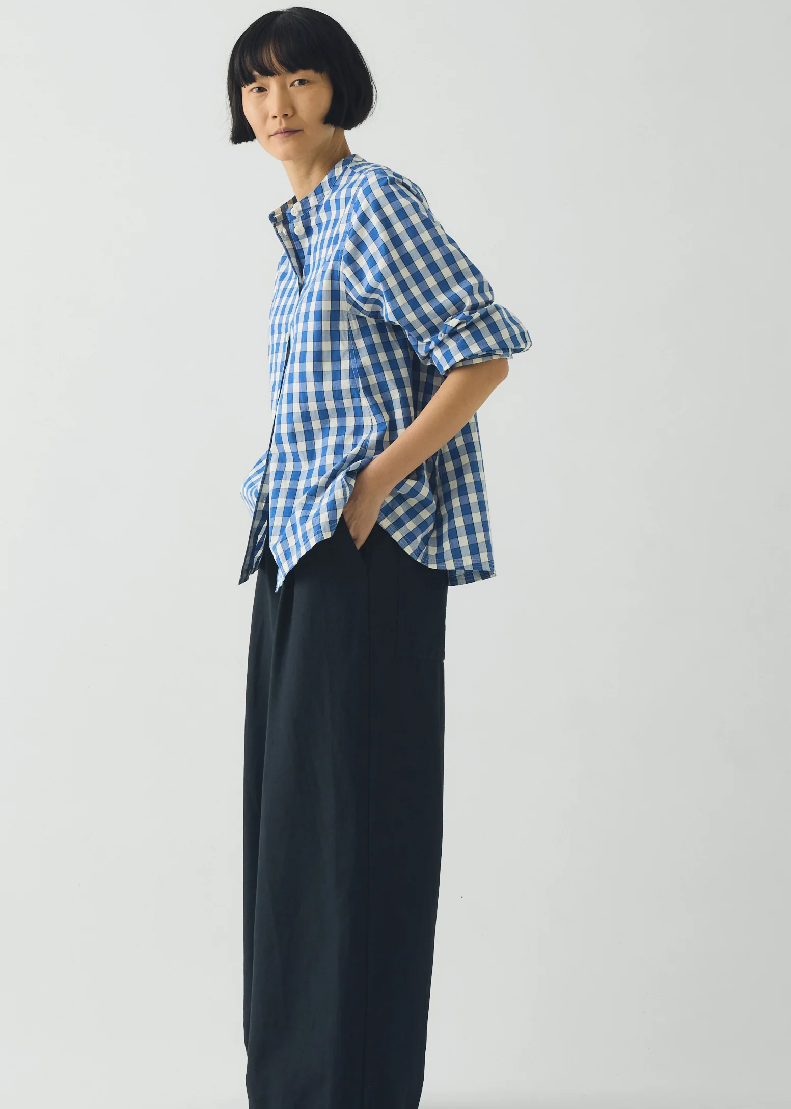Alfresco Gingham Cotton Shirt - TOAST