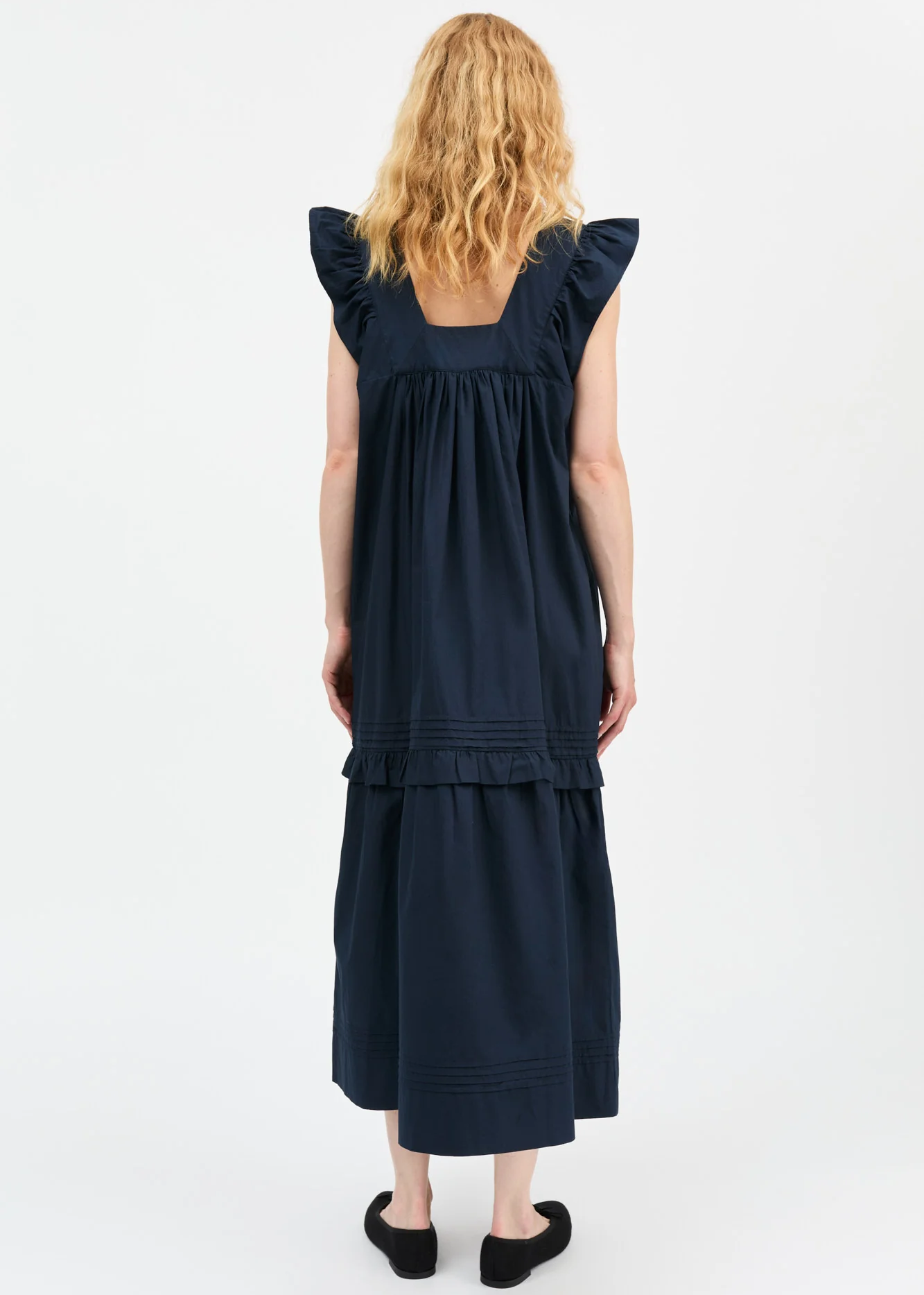 Alina Dress, Dark Navy - Skall