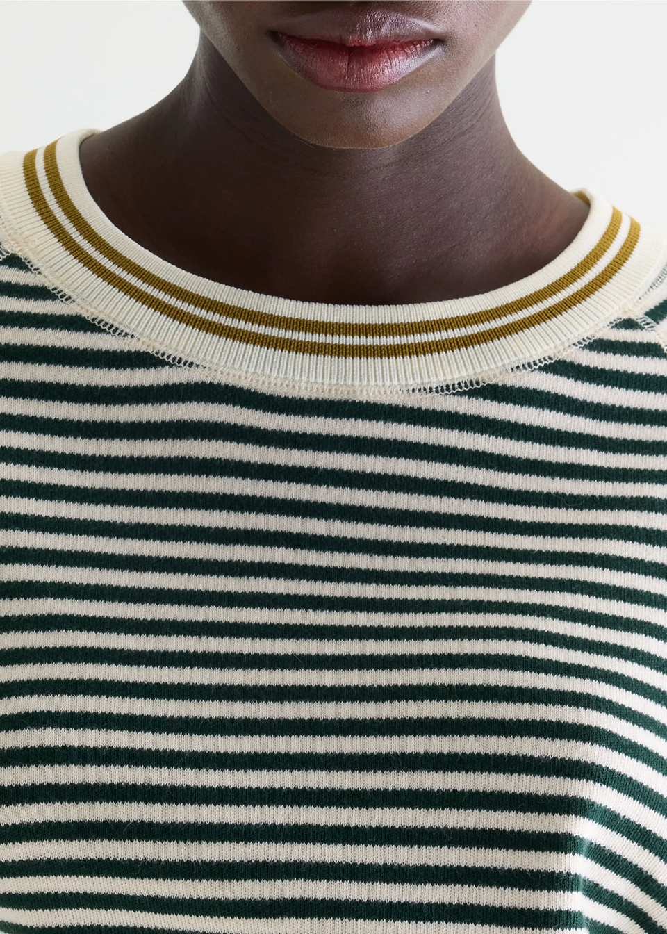 Anglet Crewneck Sweater, Stripe ~ Bellerose