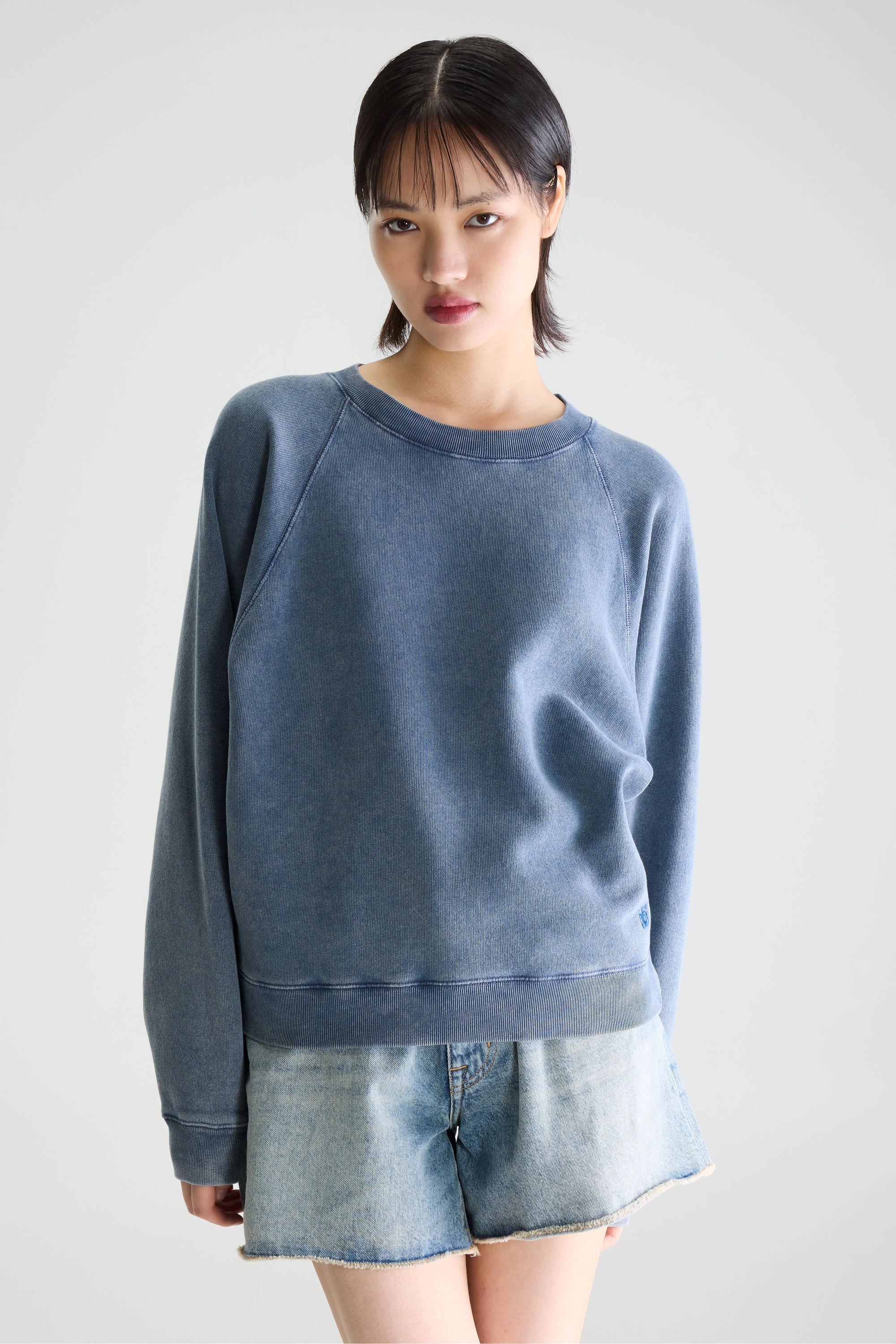 Fella Relaxed Sweatshirt, Blues ~ Bellerose