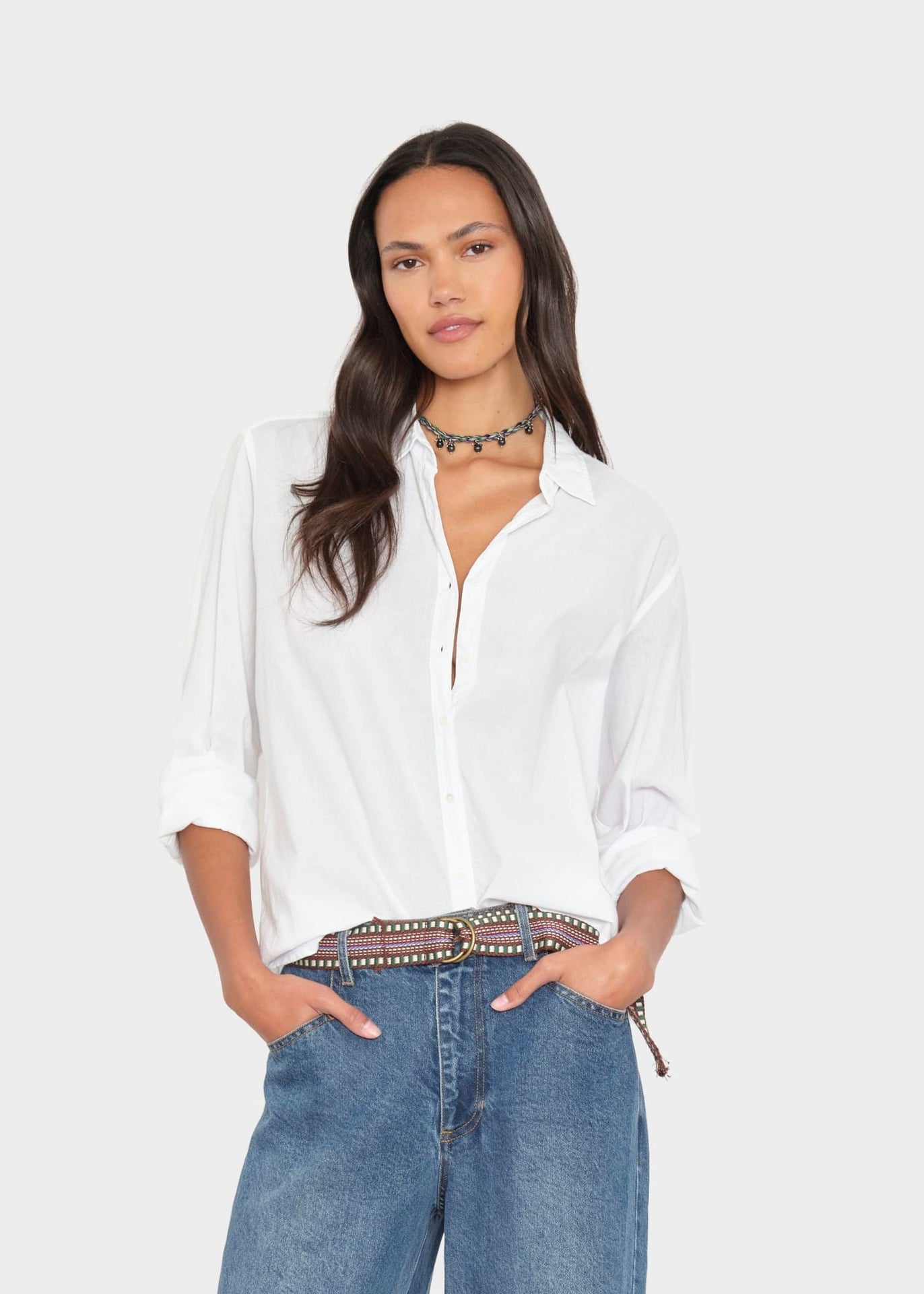 Beau Shirt, White ~ Xirena