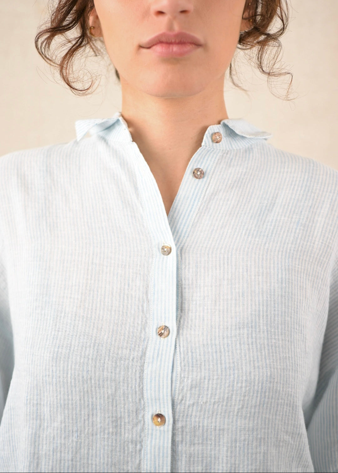 Bouce Shirt Stripe, Sage