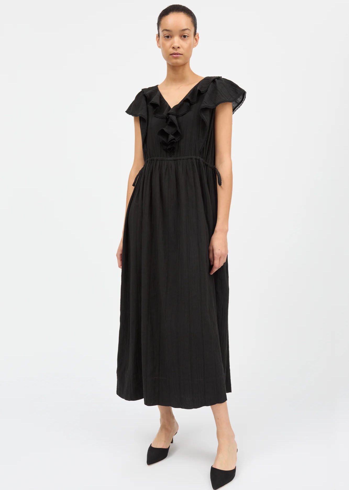 Clea Dress, Black ~ Skall