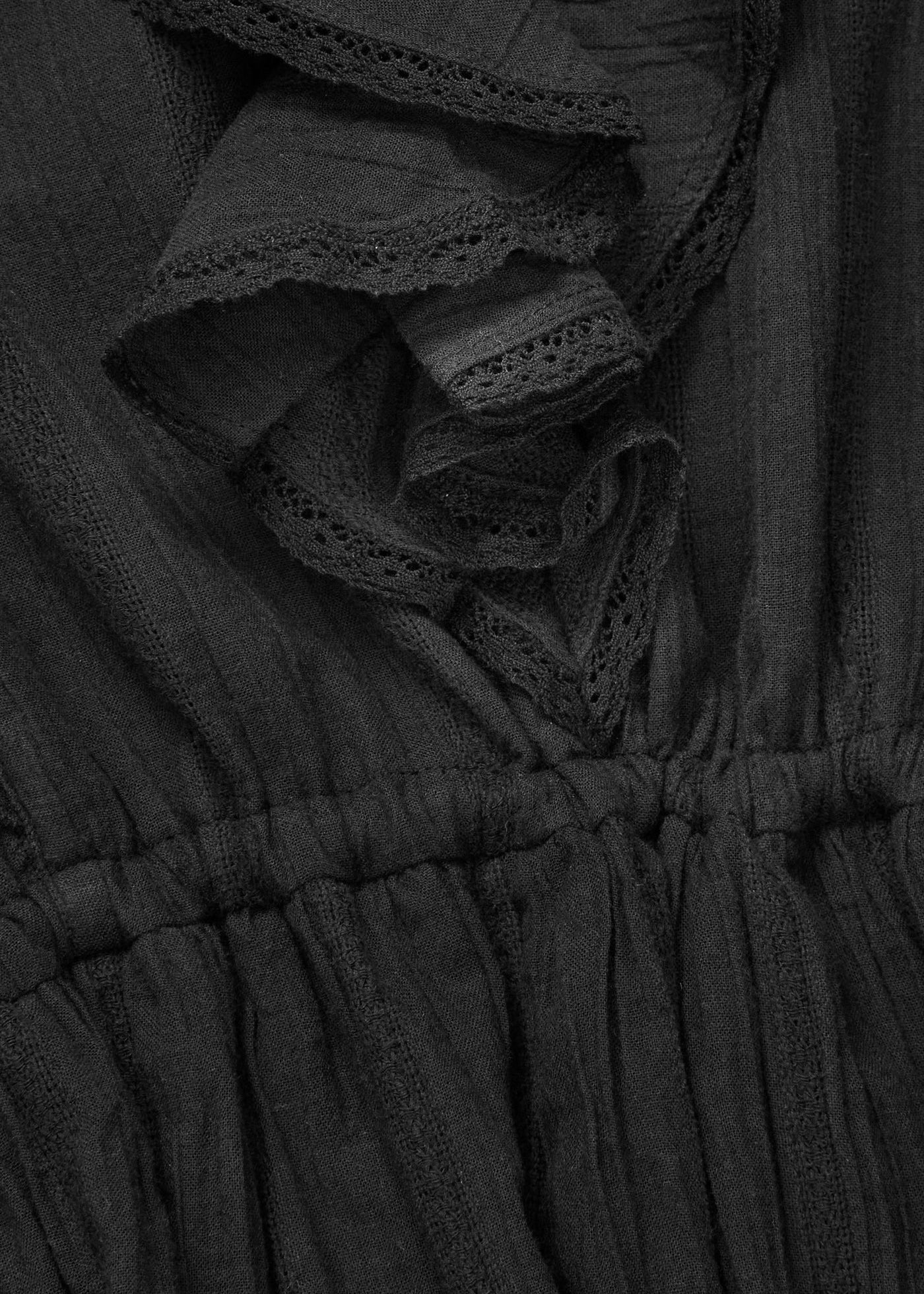 Clea Dress, Black ~ Skall