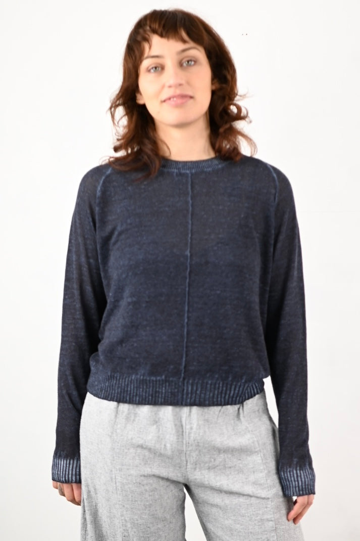 M J W -Round Neck 630 ~ Navy Dye