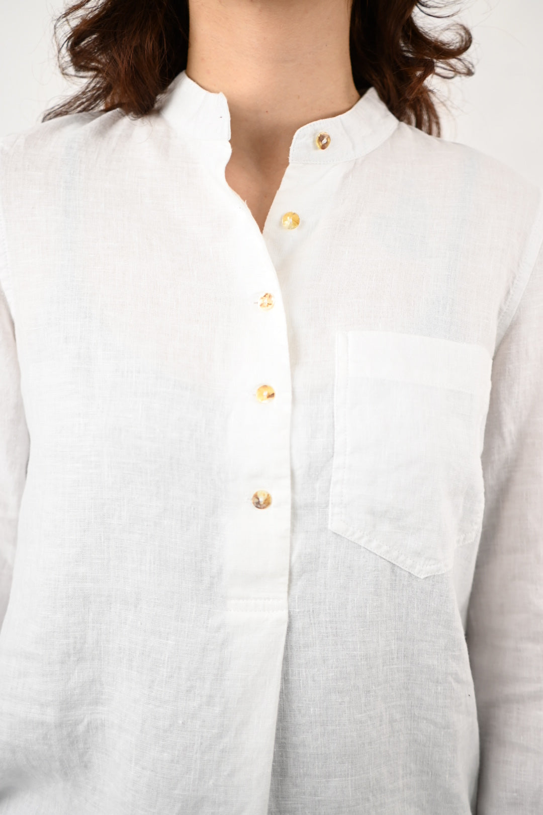 Kyoto Linen Shirt, White
