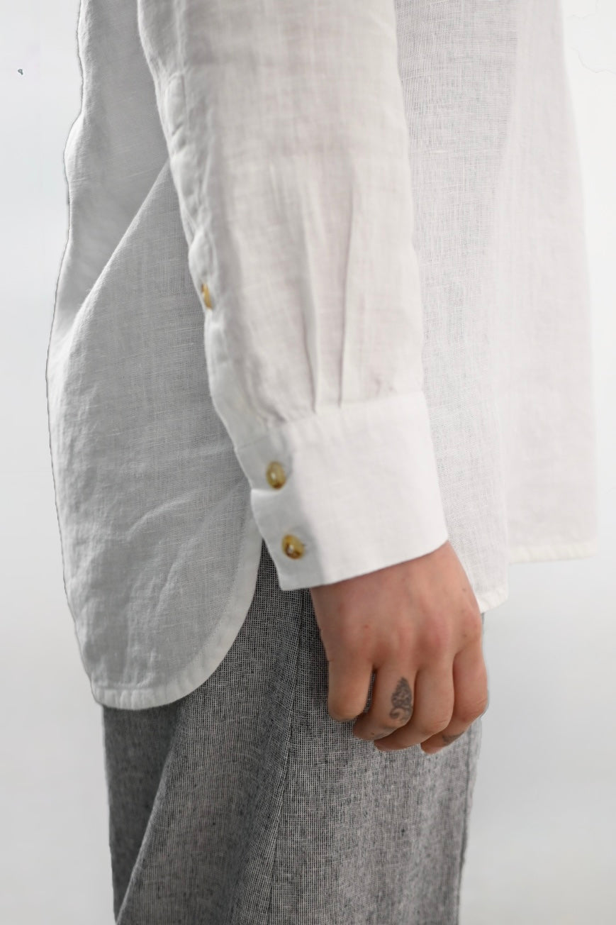 Kyoto Linen Shirt, White