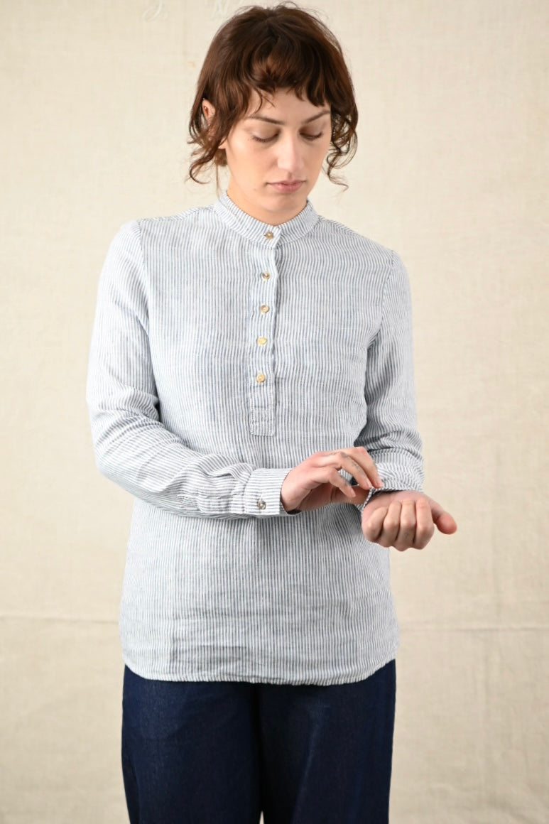 Toby Stripe Linen Shirt