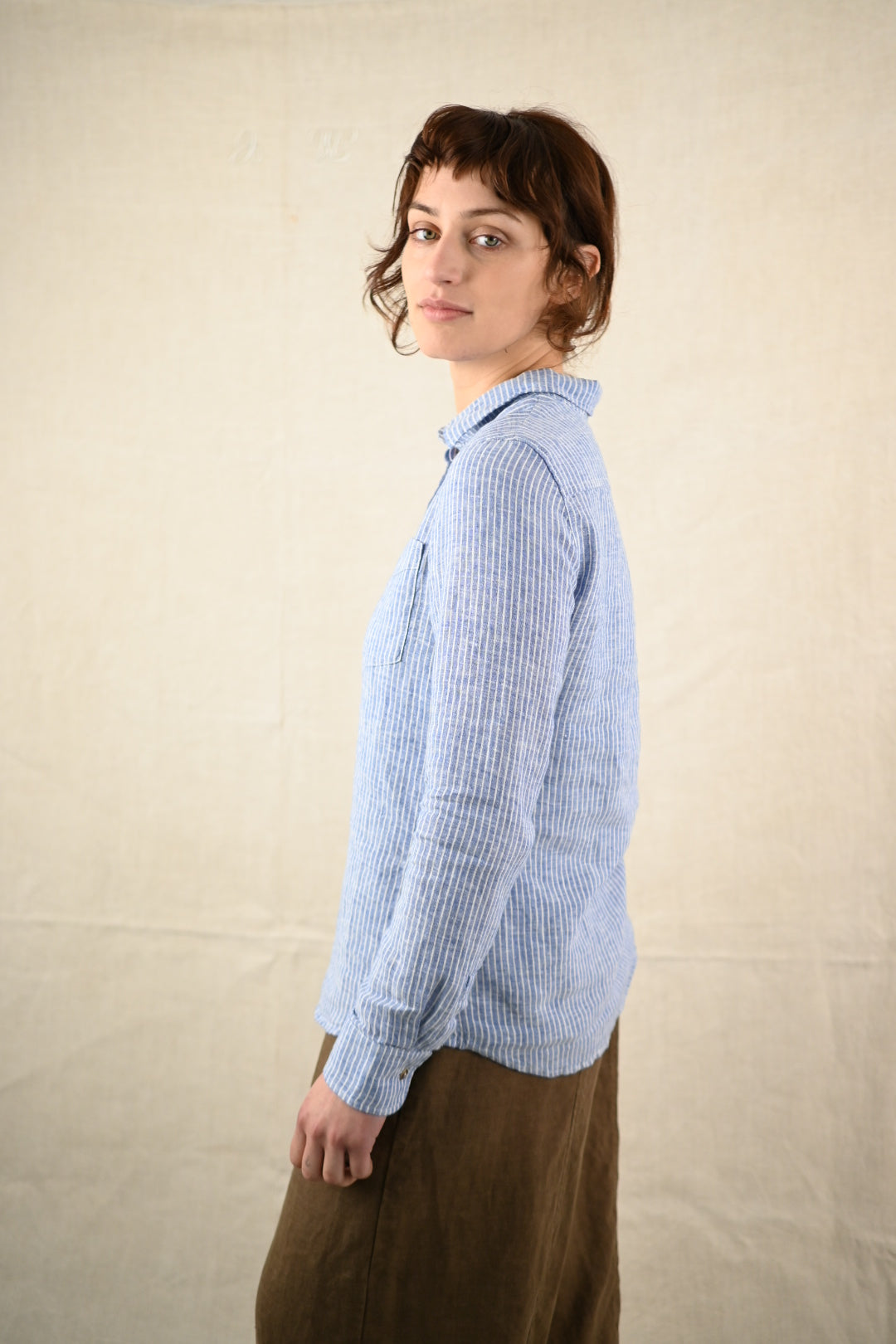 Trudy Stripe Linen Shirt