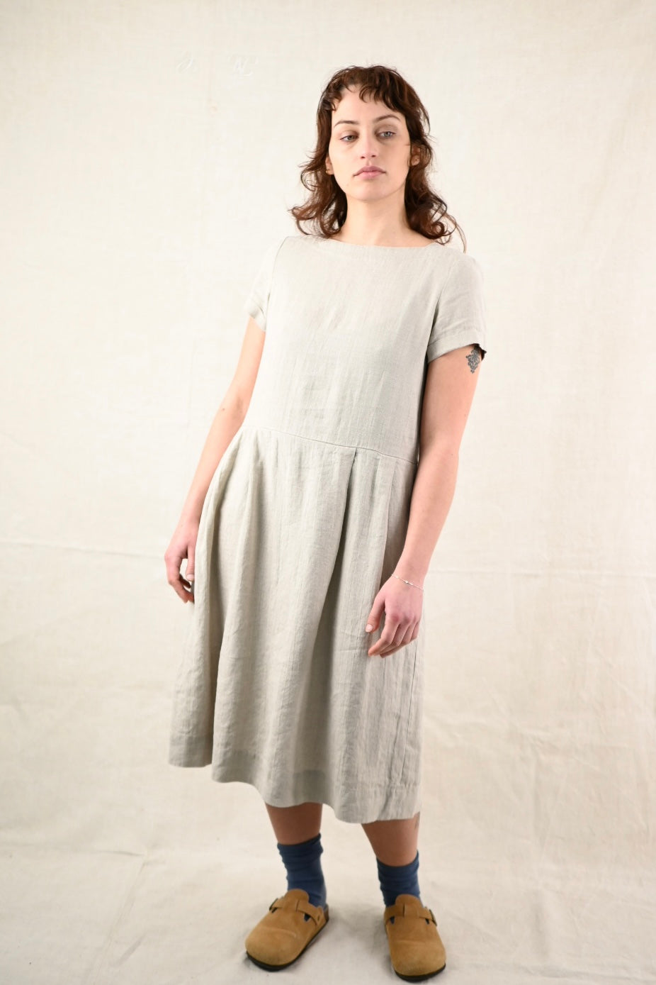 Saline Dress, Natural