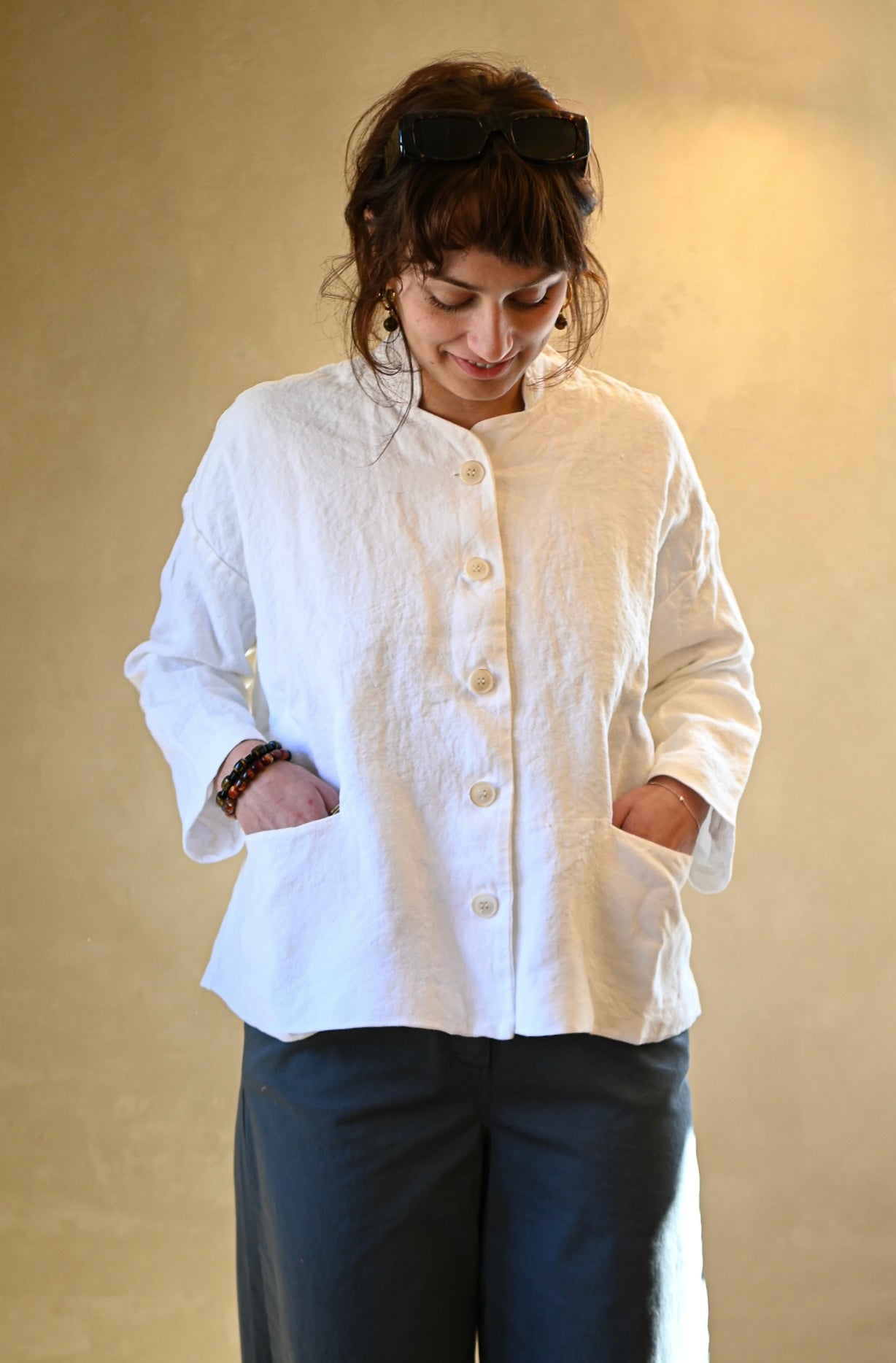 Aequamente - Jacket 113, White