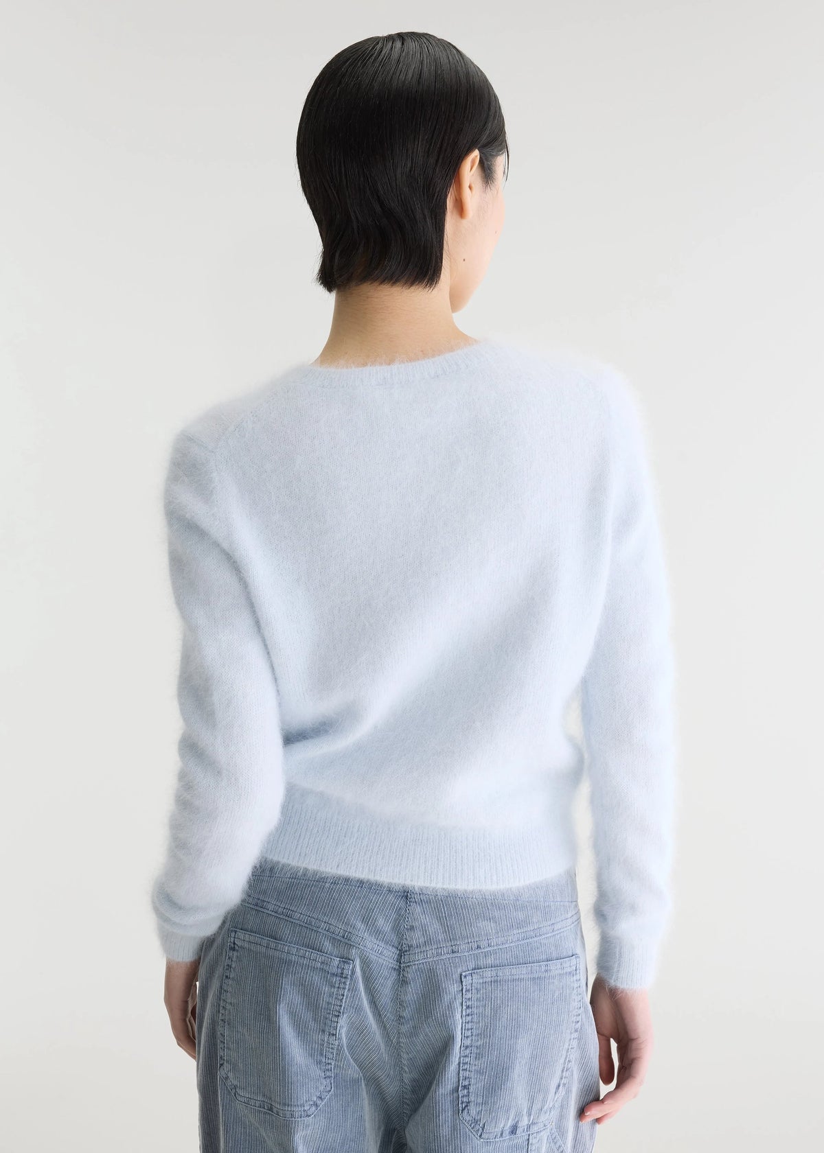 Datti Angora-Blend Sweater, Blue Dew ~ Bellerose