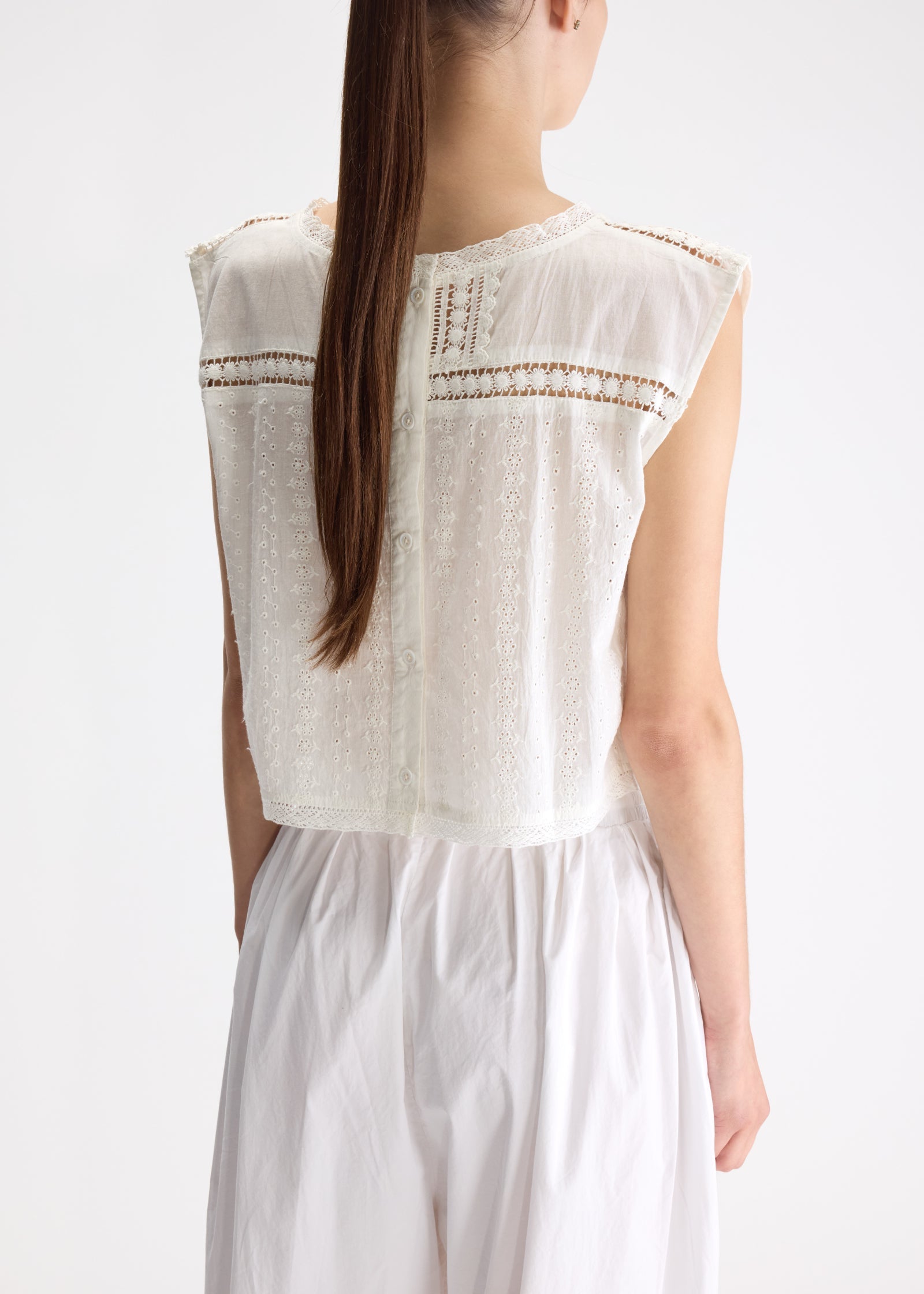 Donna Top, White ~ Bellerose