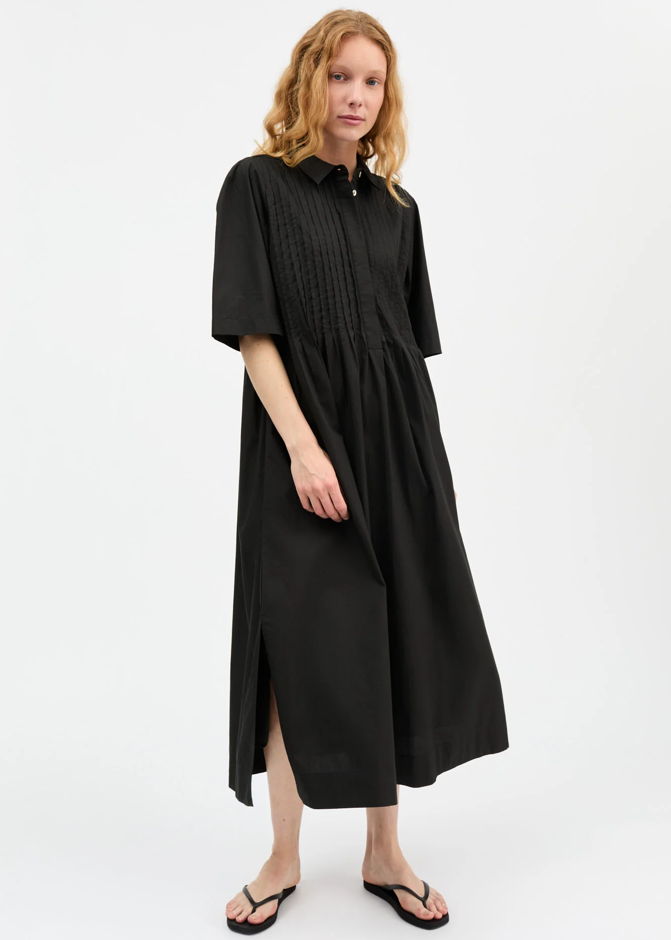 Dot Shirtdress, Black ~ Skall