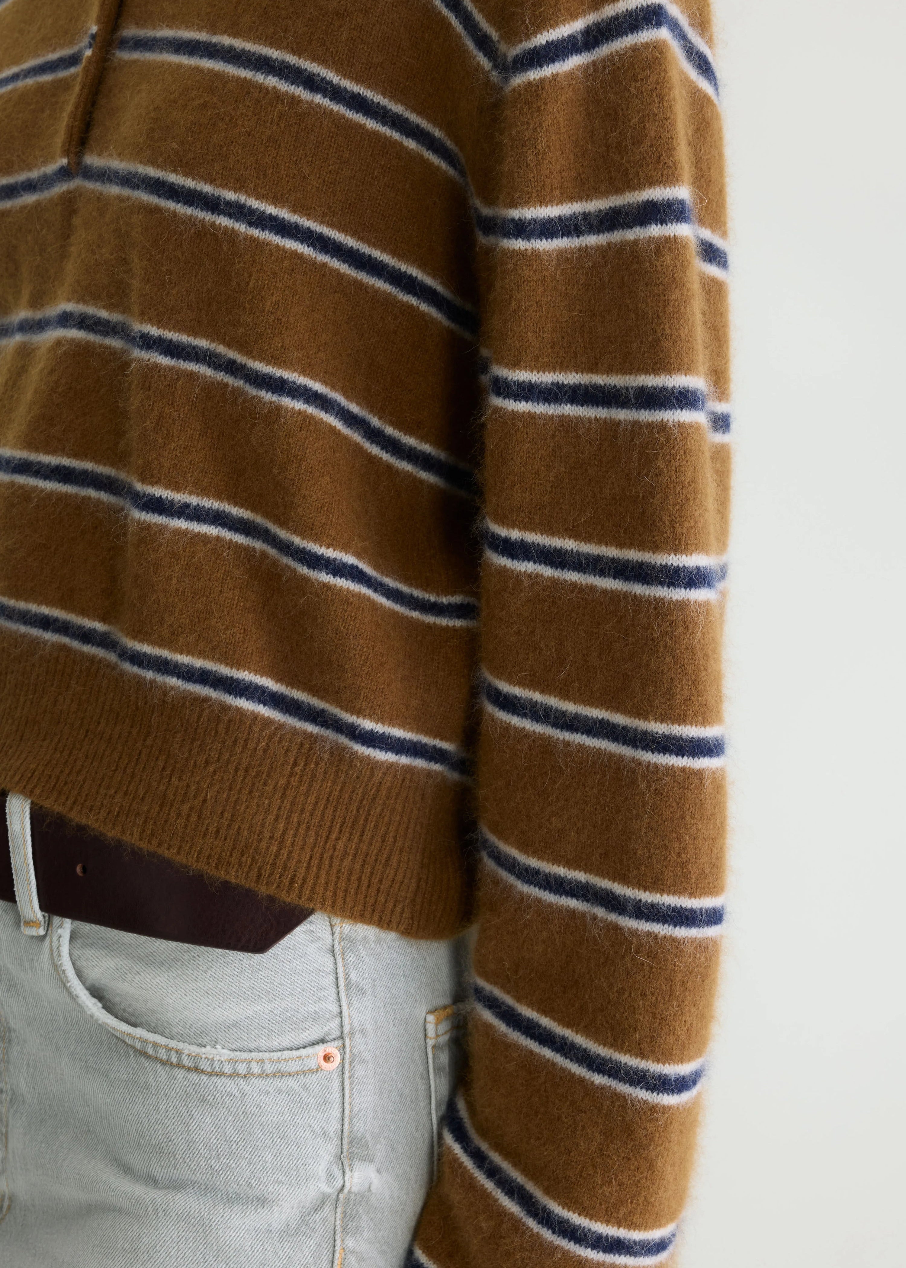 Dussyr Knit Sweater, Stripe E ~ Bellerose