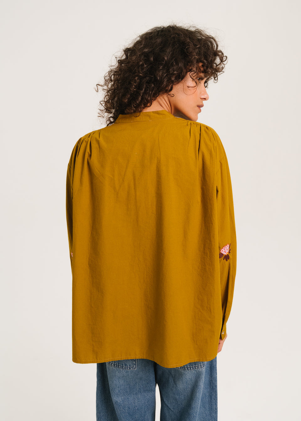 Ella Embroidered Blouse, Lily ~ sacrecoeur