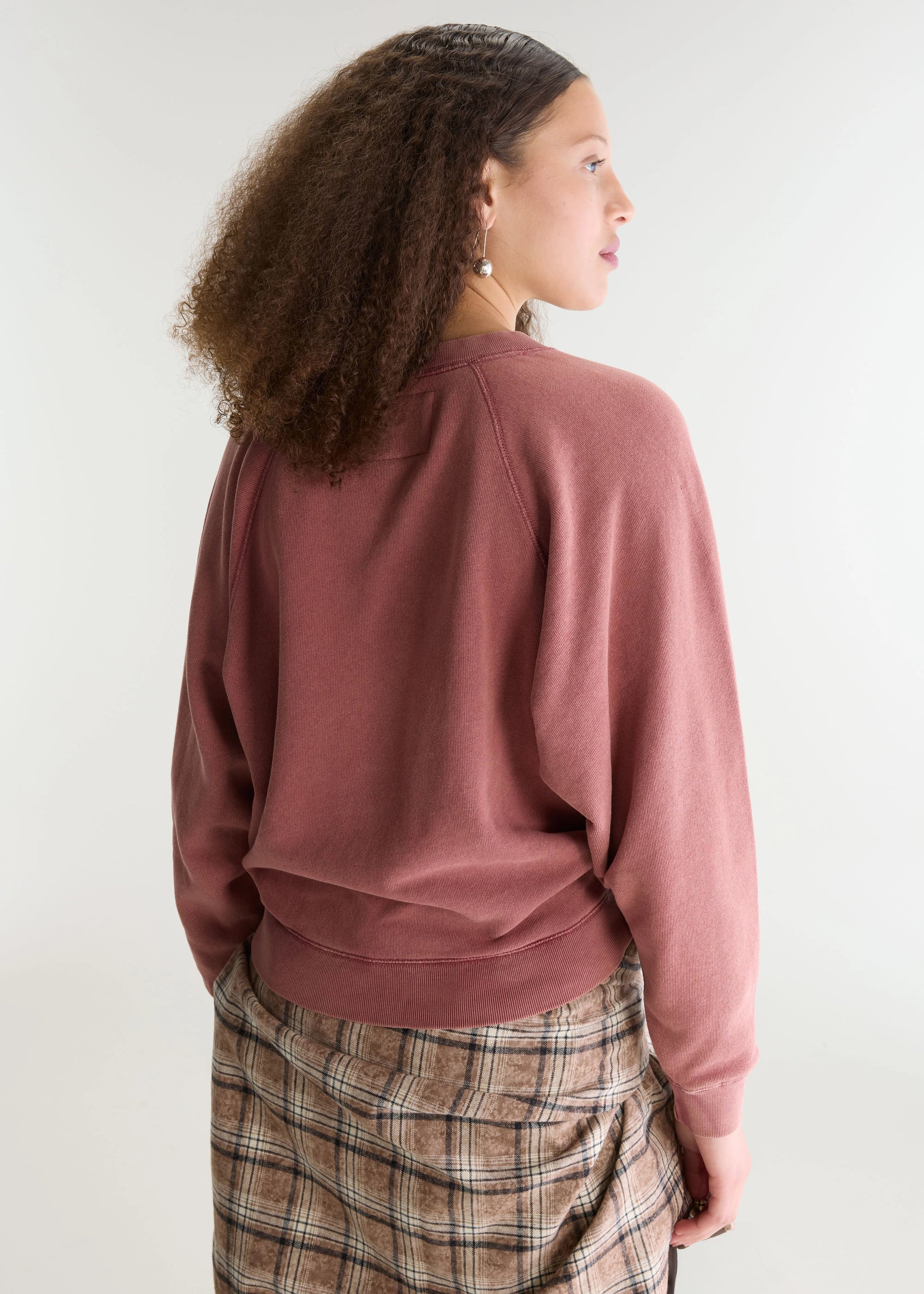 Fella Relaxed Sweatshirt, Cerise ~ Bellerose