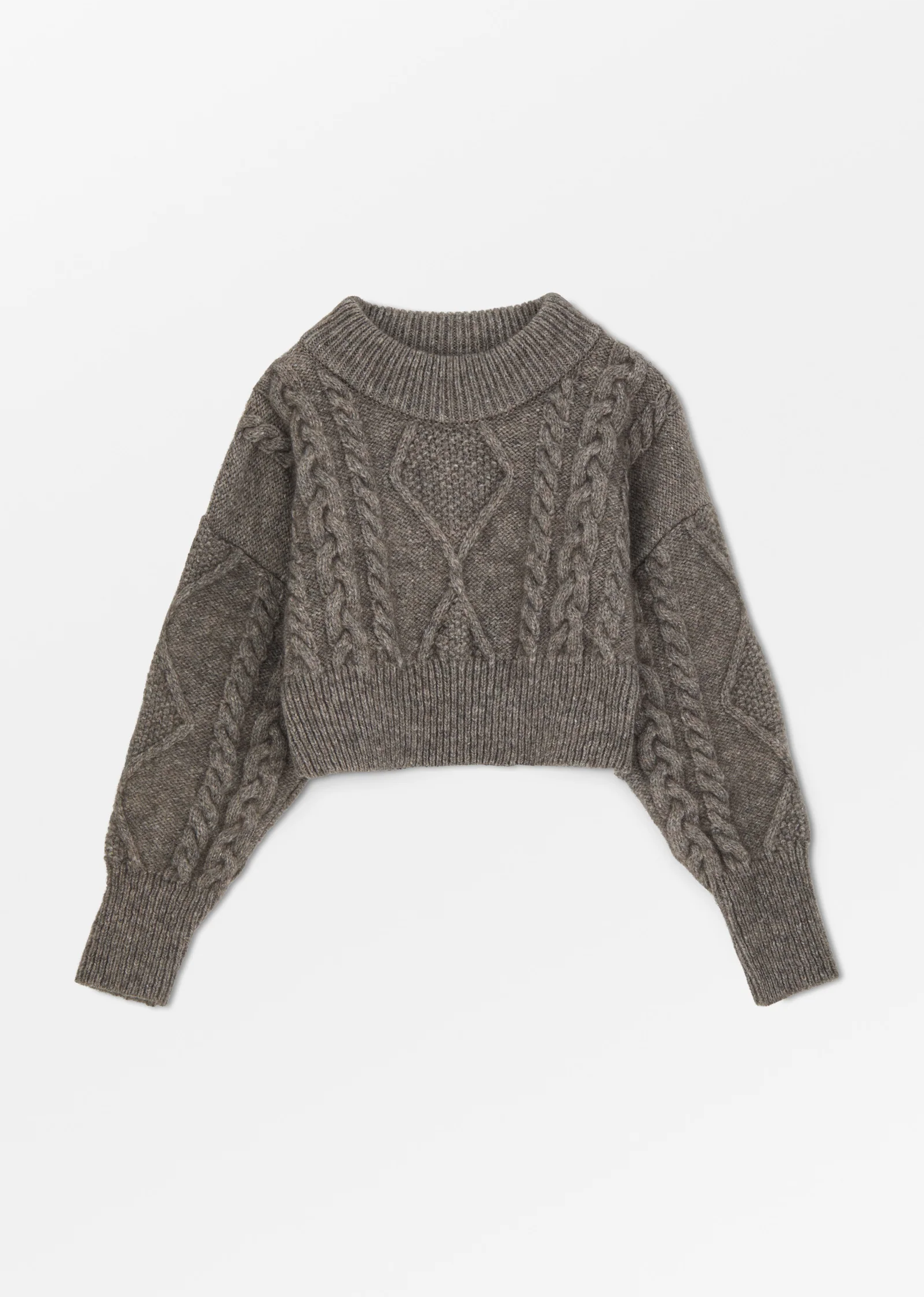 Fisherman Jumper, Grey - Skall