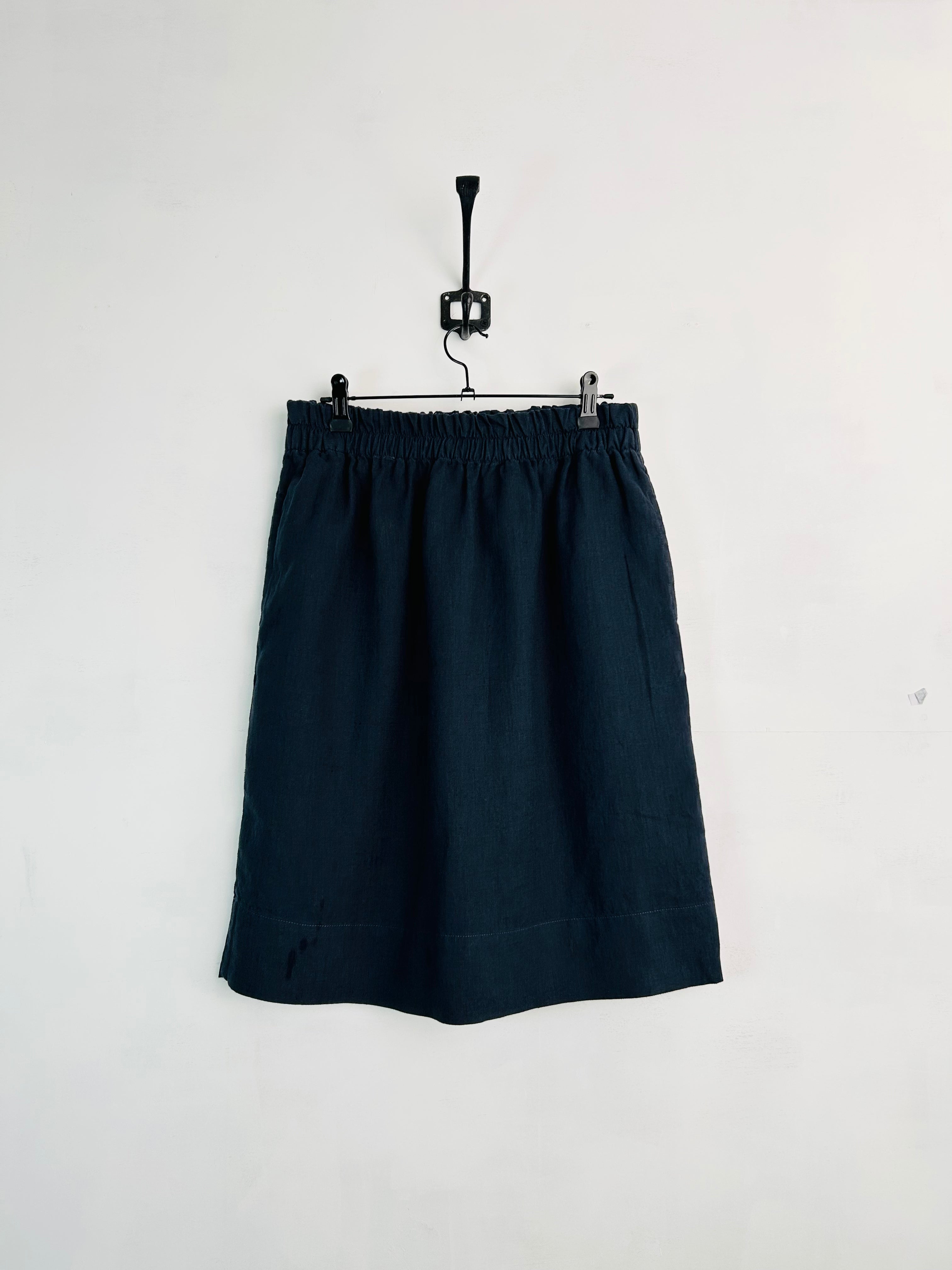 Knee Length Skirt, Anthracite