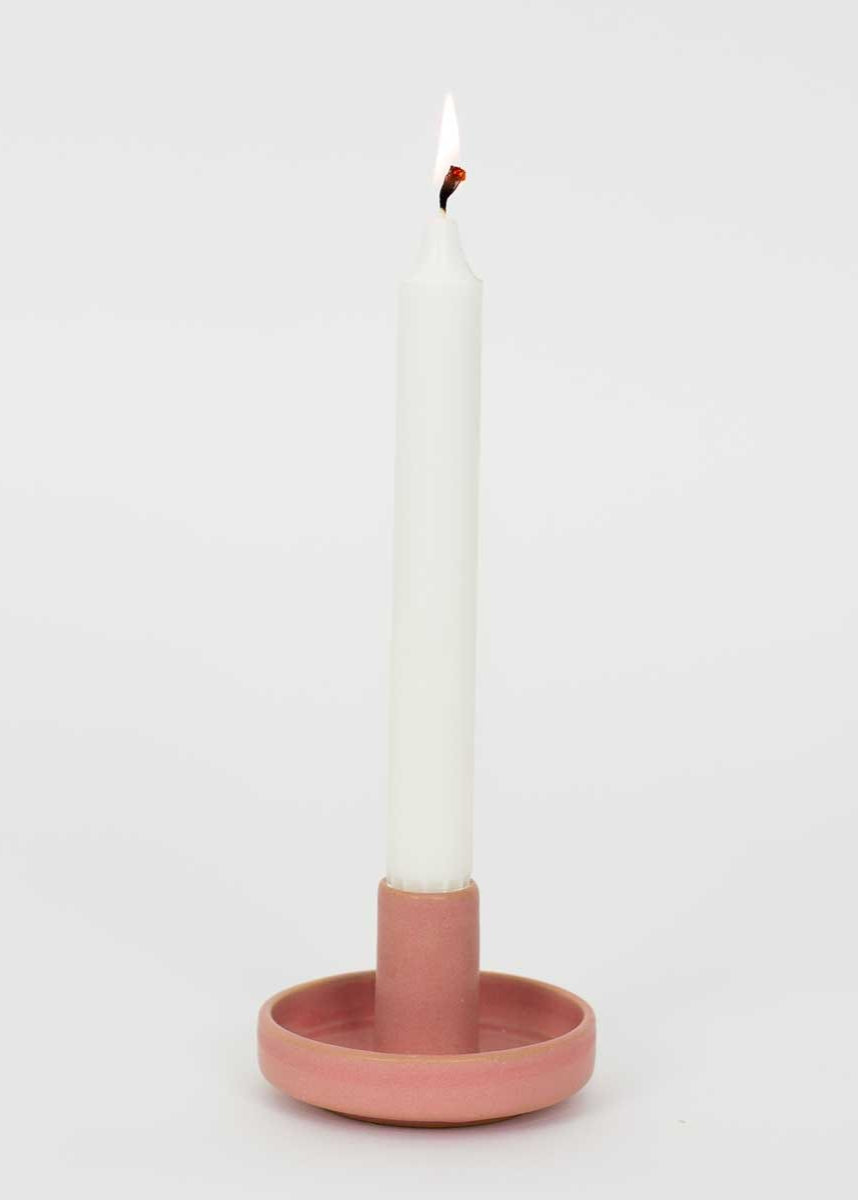 Hermes Candleholder, Pink