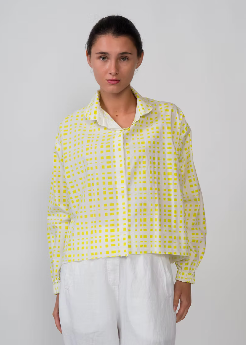 Hannoh Wessel - Shirt Stella, Lime Check