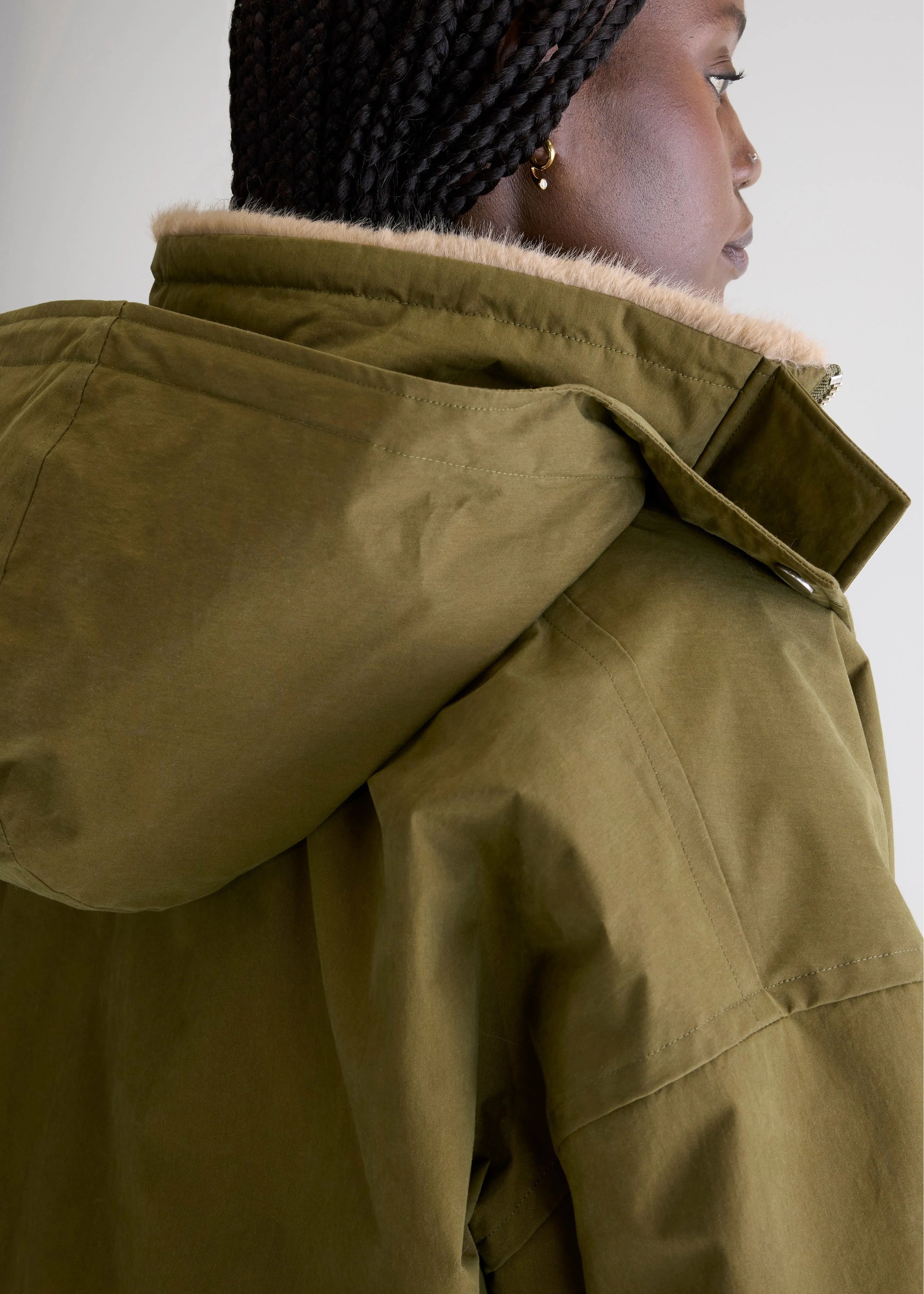 Herna Cropped Jacket, Military ~ Bellerose