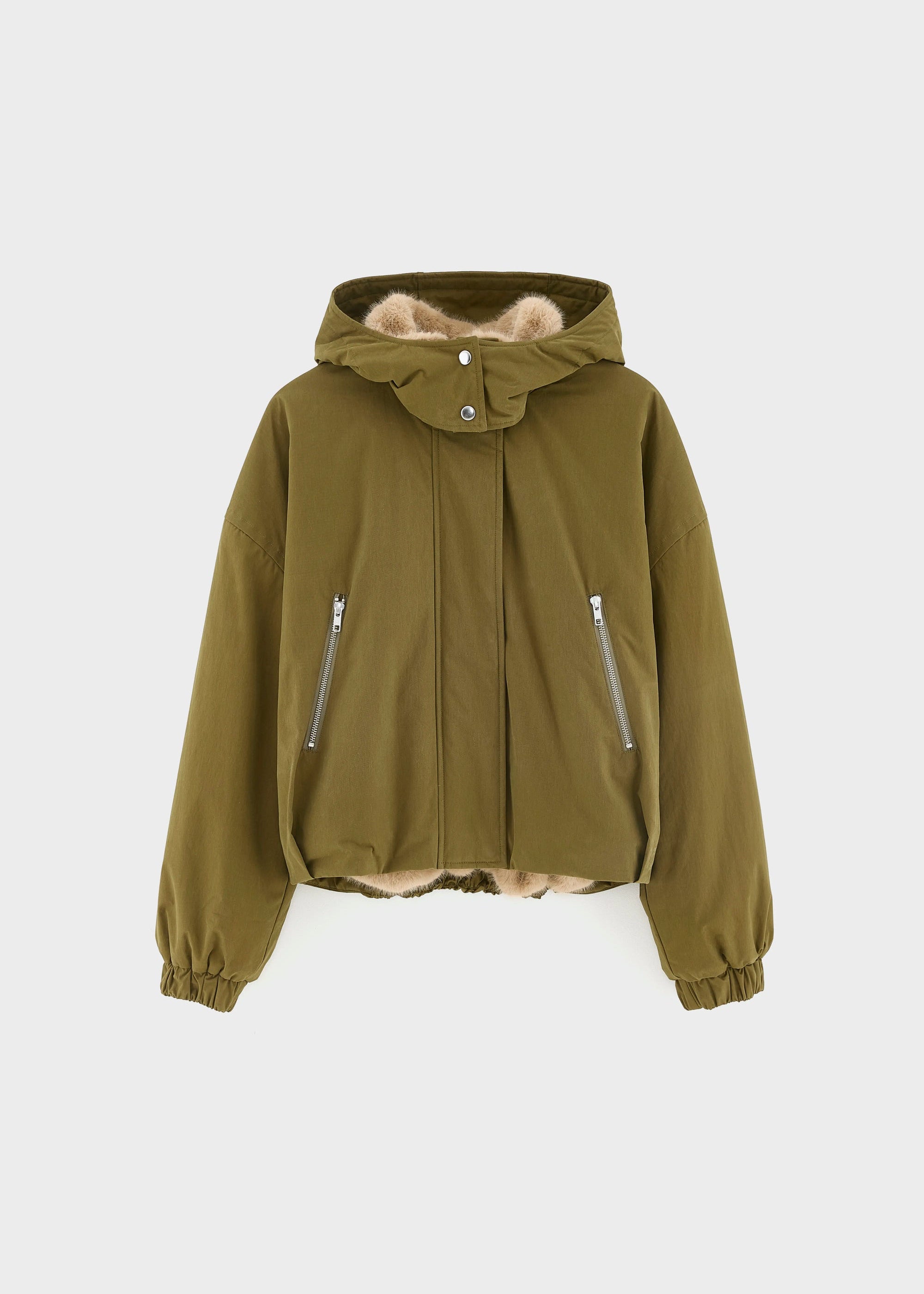 Herna Cropped Jacket, Military ~ Bellerose