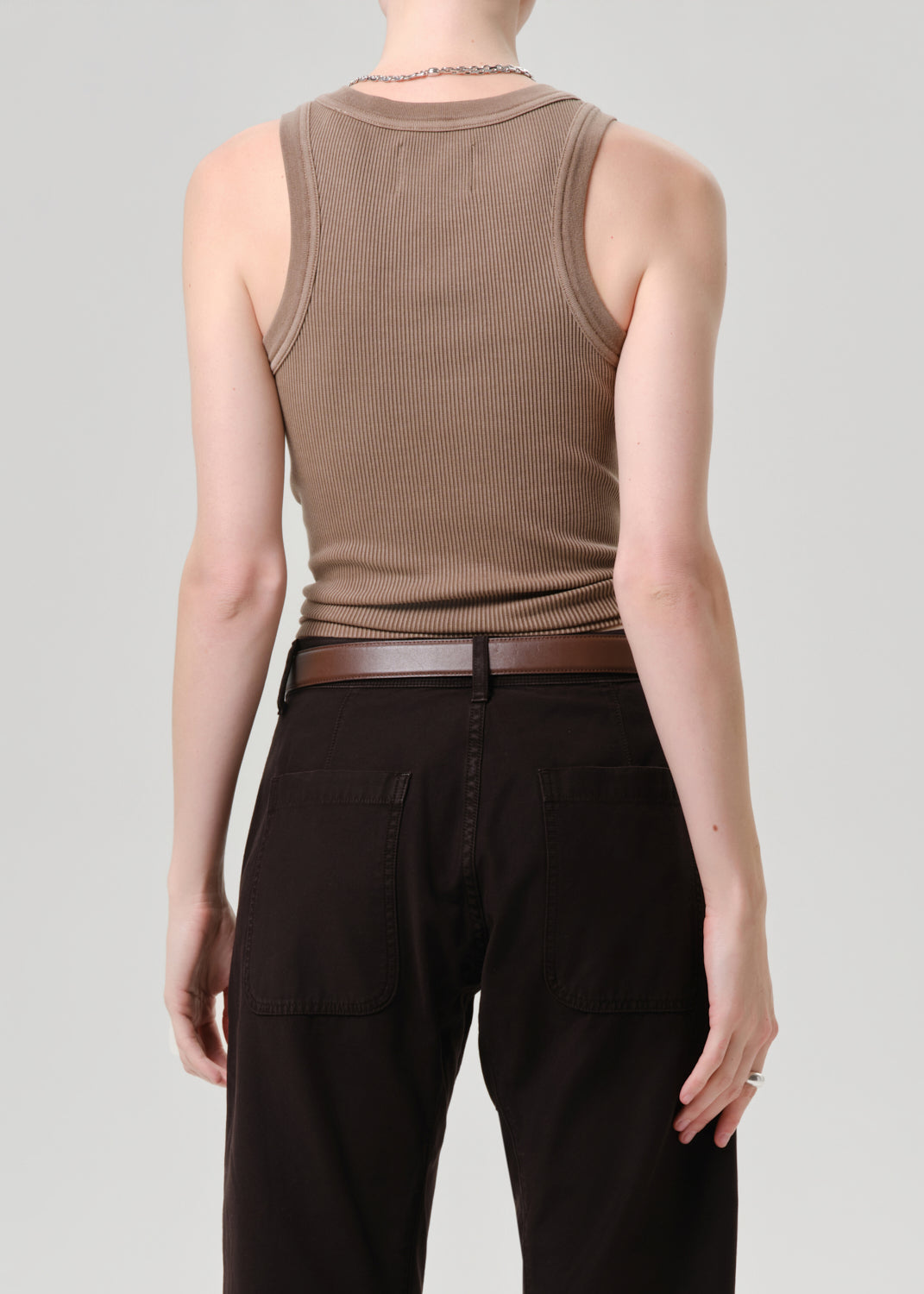 Isabel Rib Tank, Cocoa ~ Citizens of Humanity