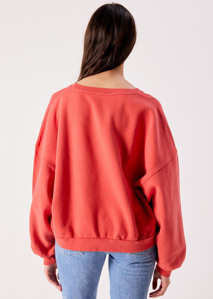 Jitbay Sweatshirt, Vintage Vermilion ~ American Vintage