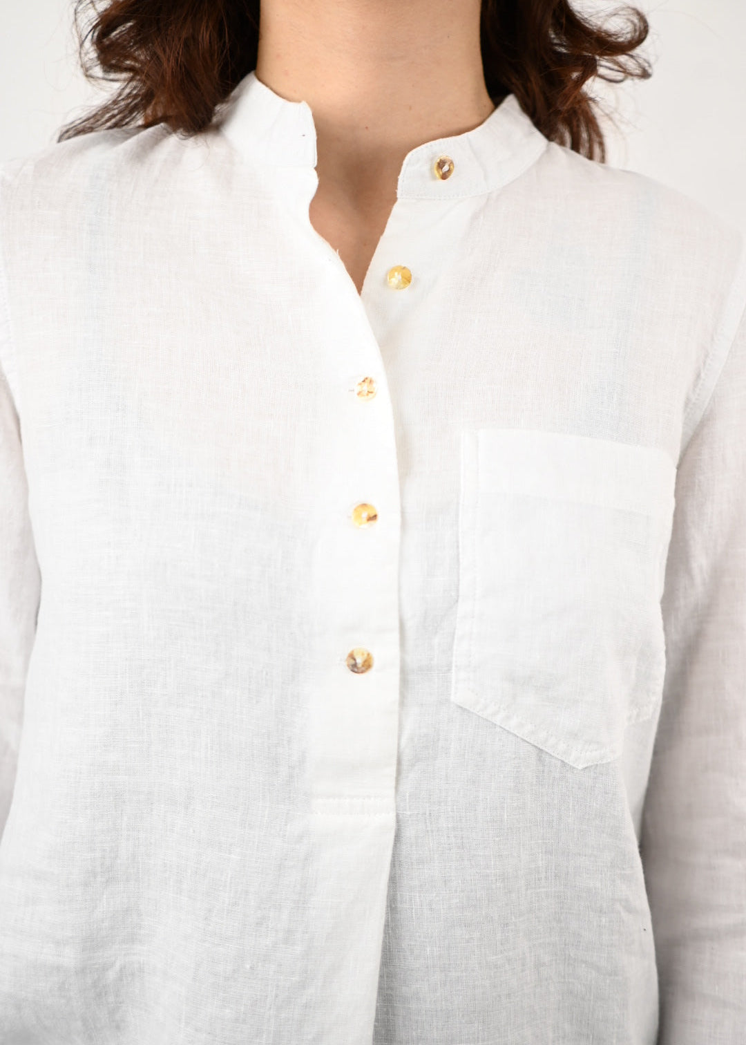 Kyoto Linen Shirt, White