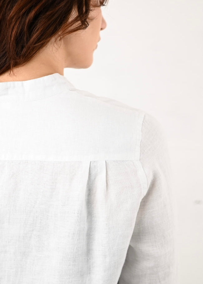 Kyoto Linen Shirt, White