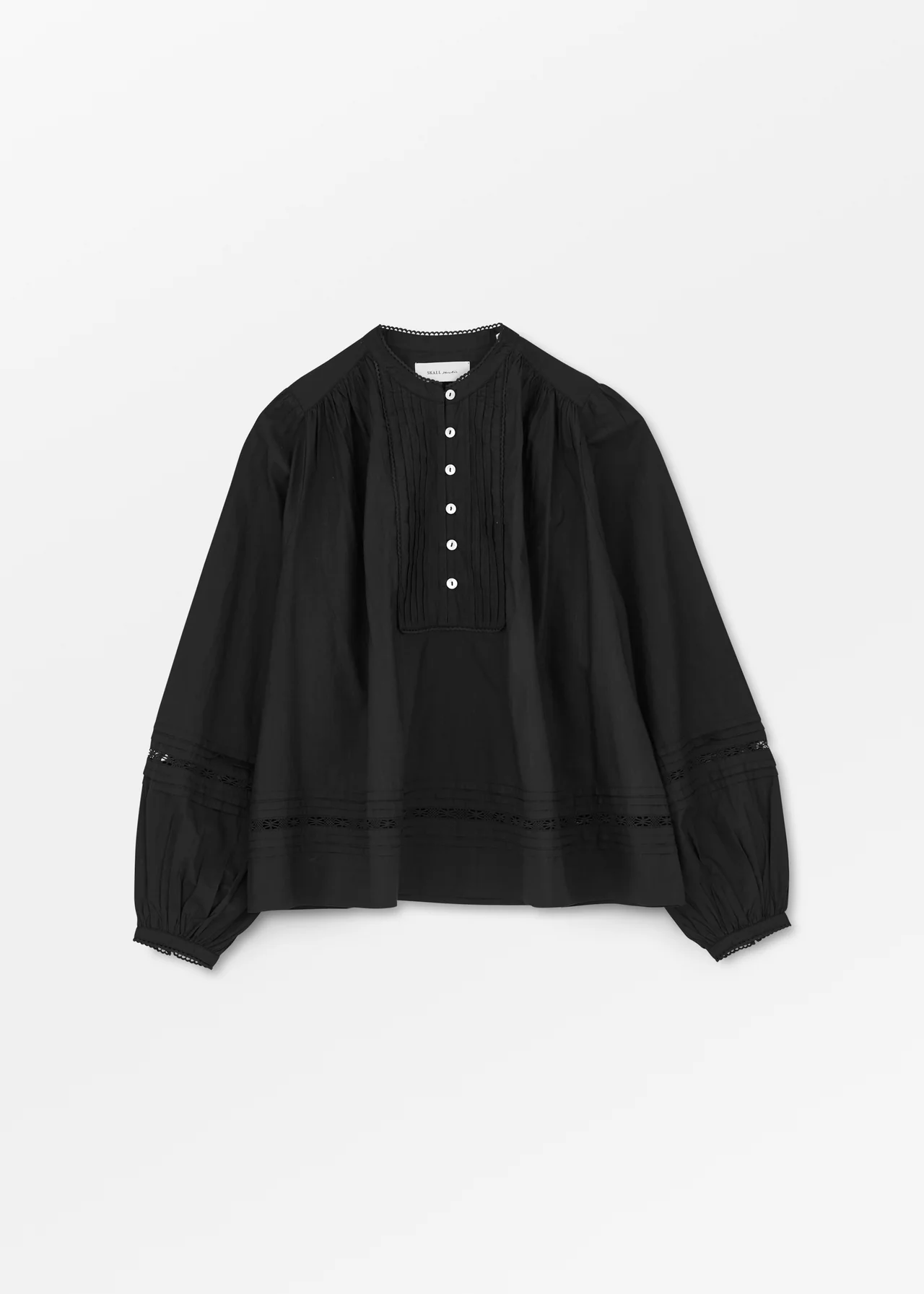 Leaf Shirt, Black - Skall
