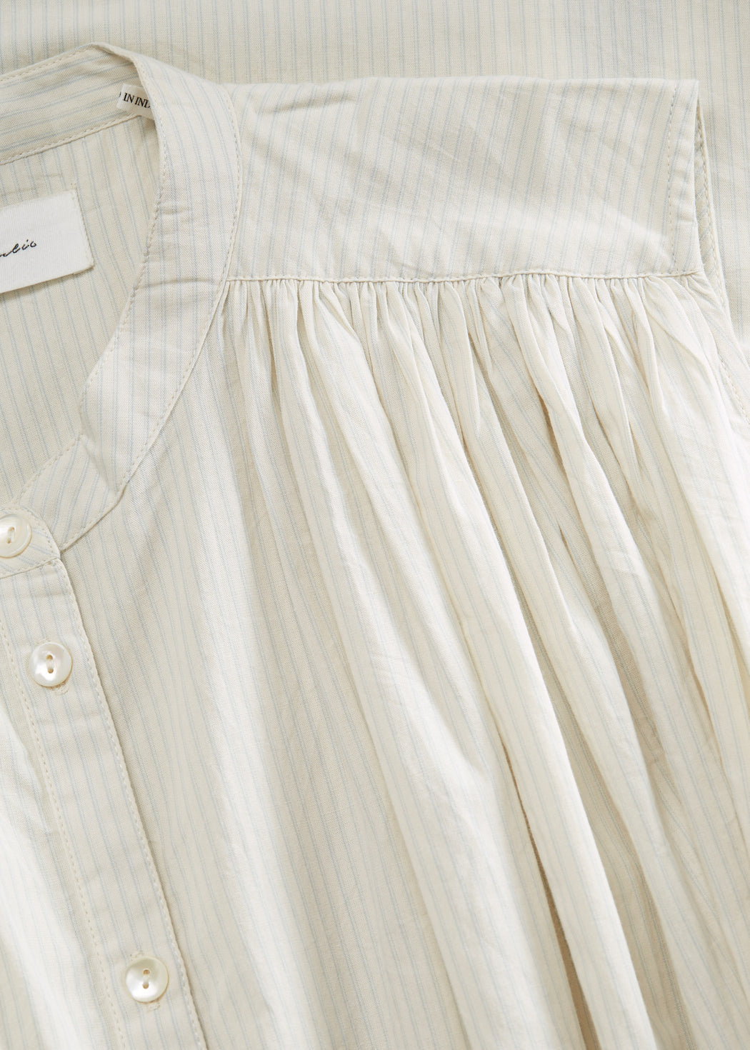 Louise Dress, Blu/Whi Stripe