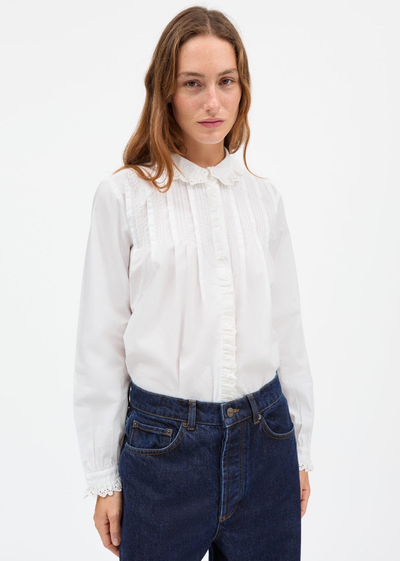 Lulu Shirt, White - Skall