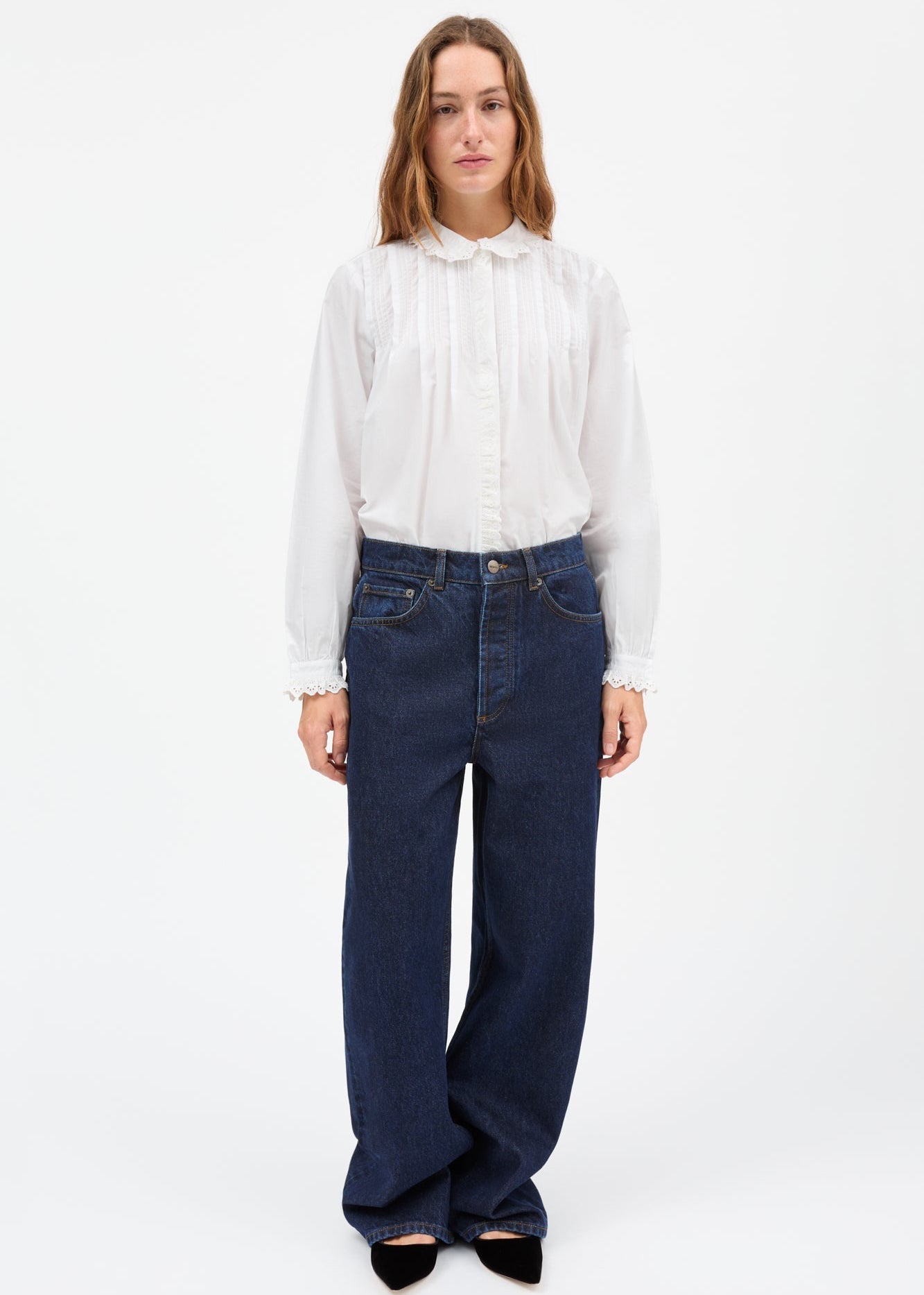 Lulu Shirt, White - Skall
