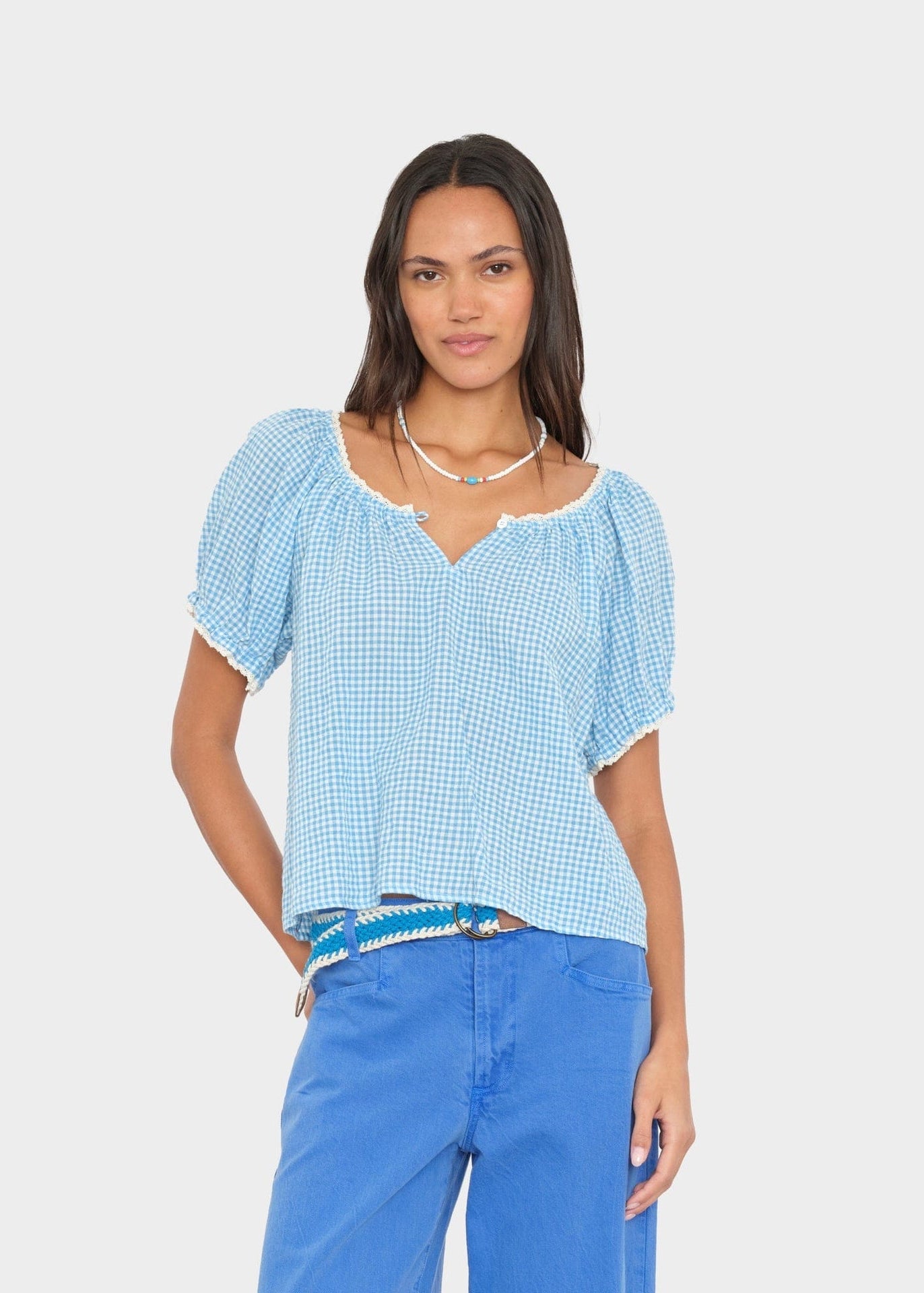 Maisie Top, Pacific Blue ~ Xirena