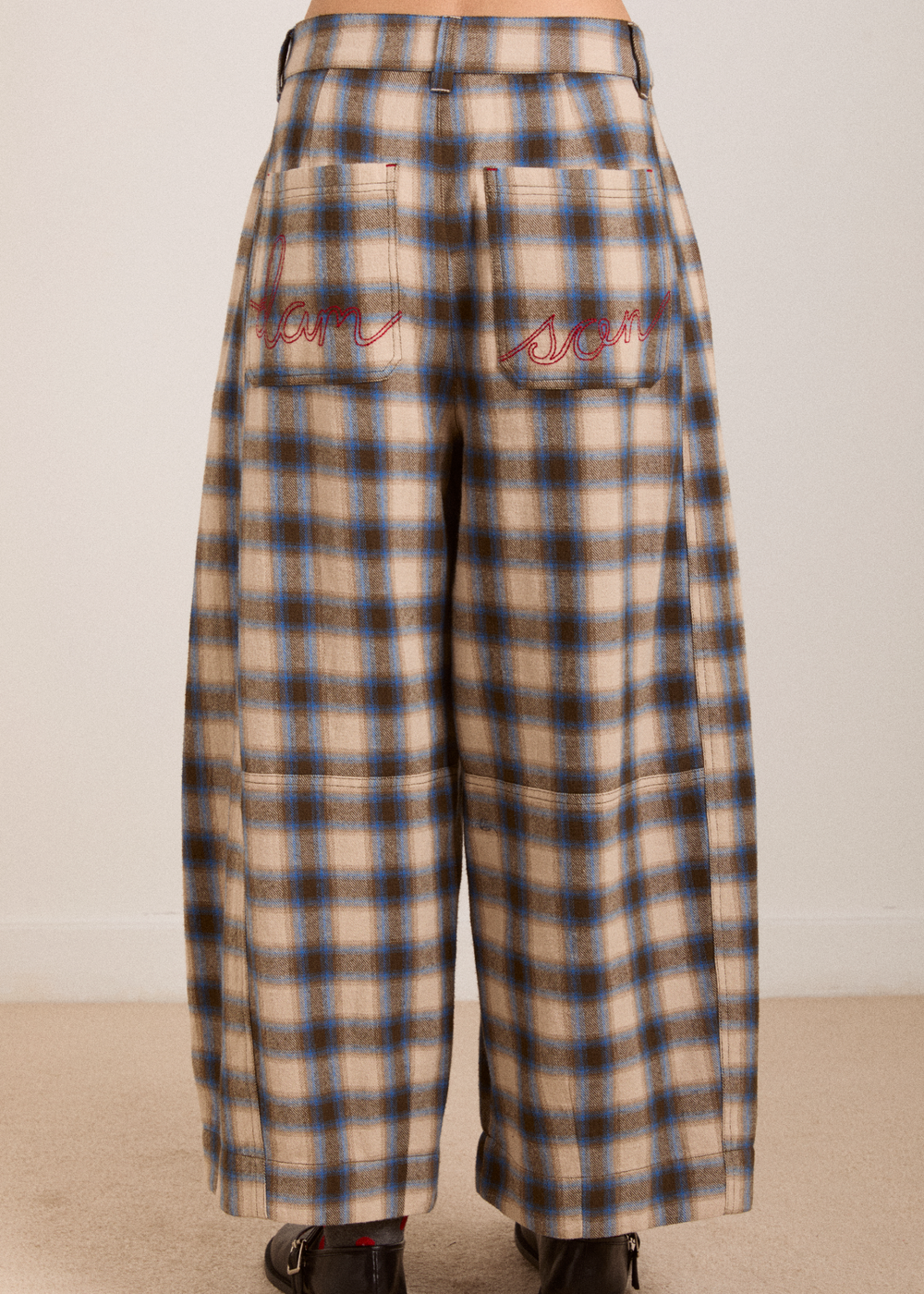 Mara Trouser, Cotton Twill ~ Damson Madder