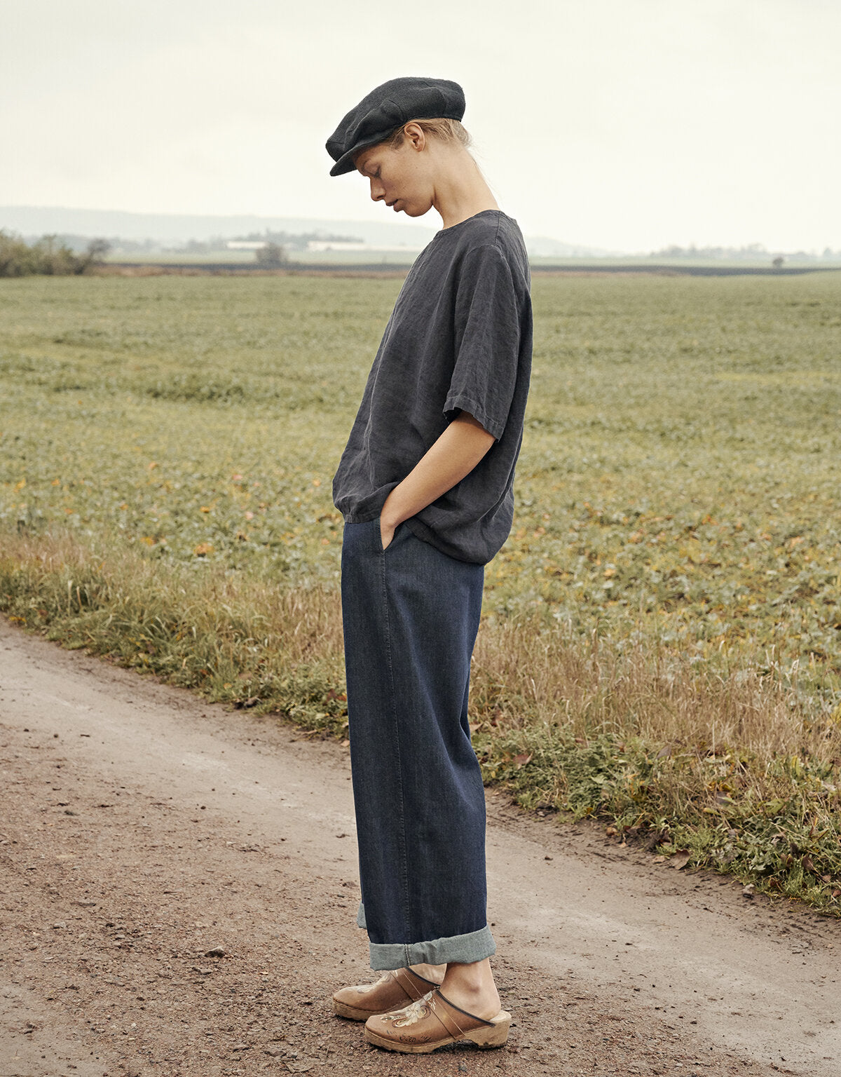 Wide Trousers, Blue ~ nygardsanna
