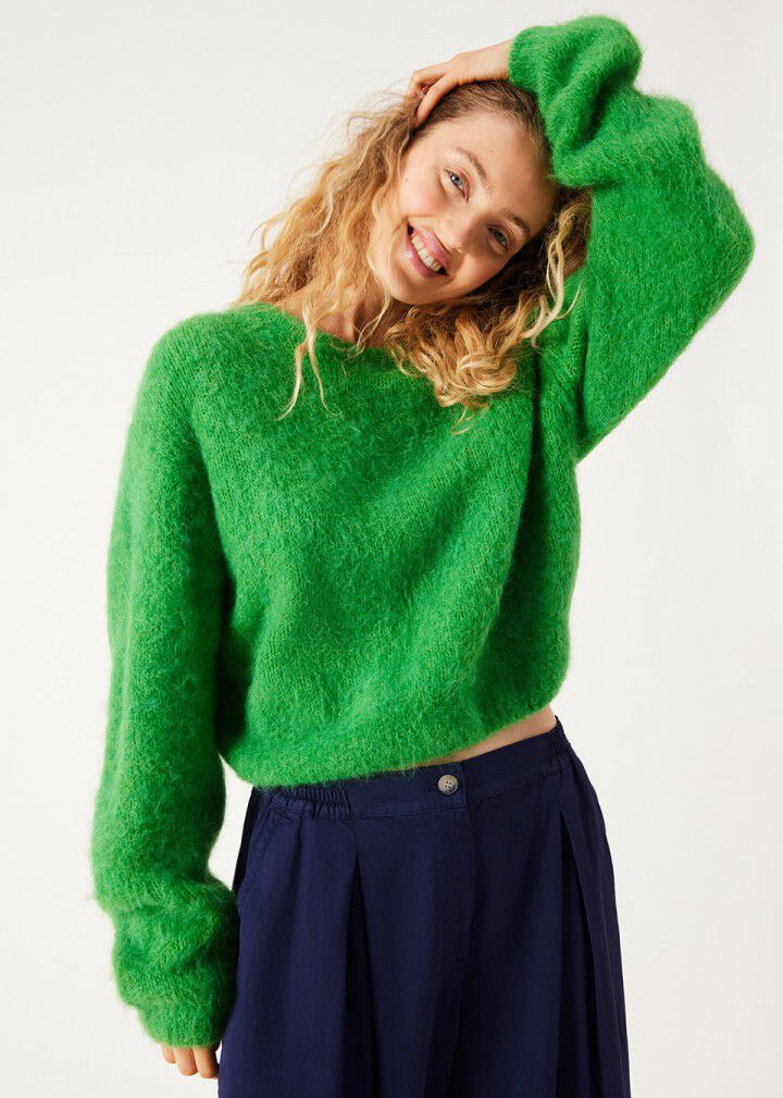 Niby Jumper, Mottled Coriander ~ American Vintage