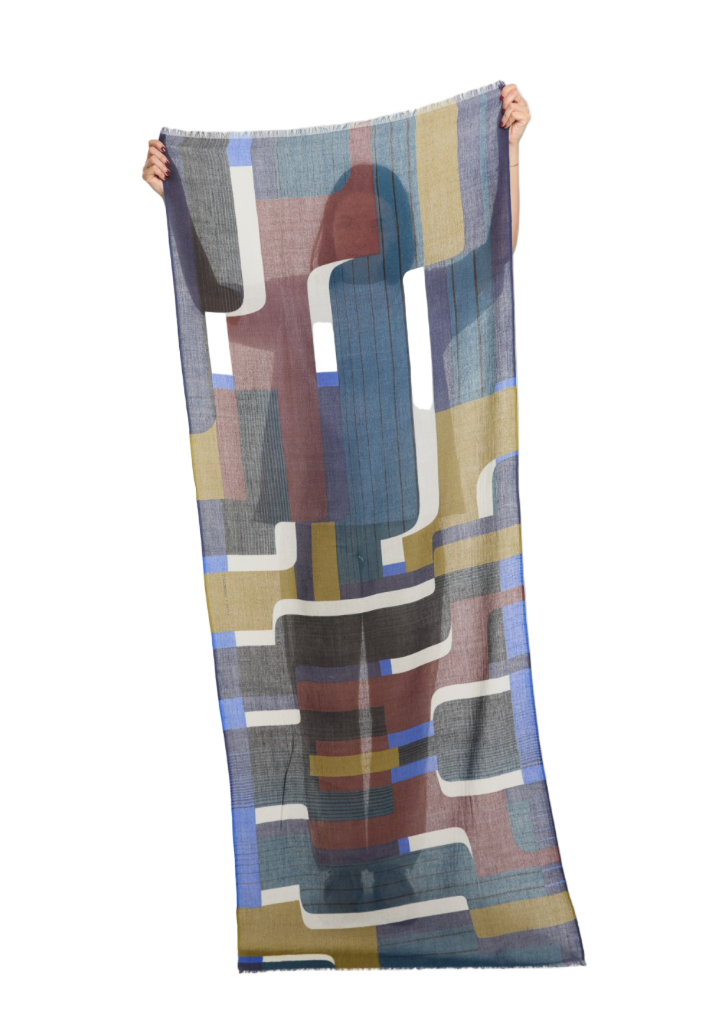 Petra Scarf, Blue - mapoesie