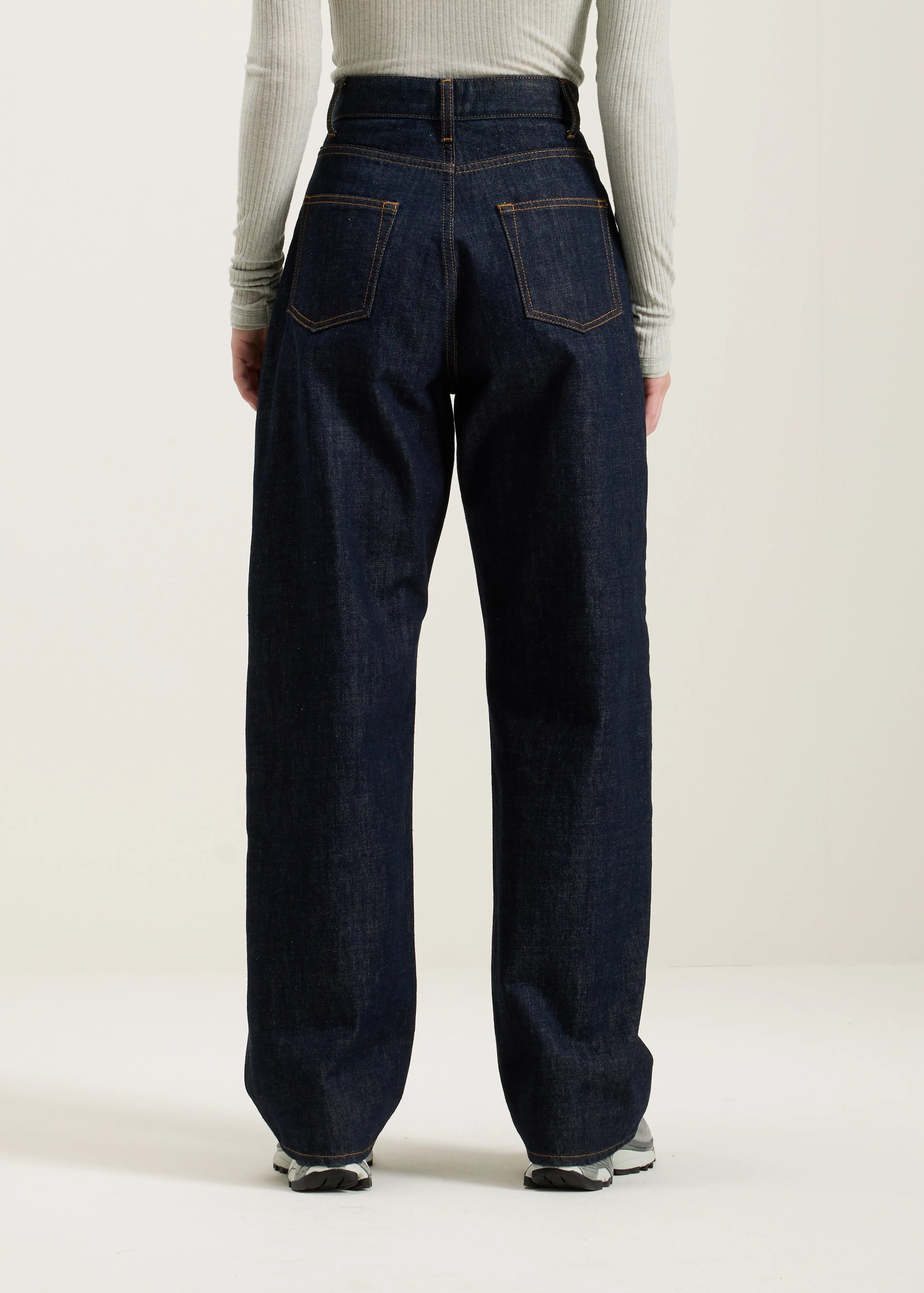 Poker Wide Jeans, Navy ~ Bellerose