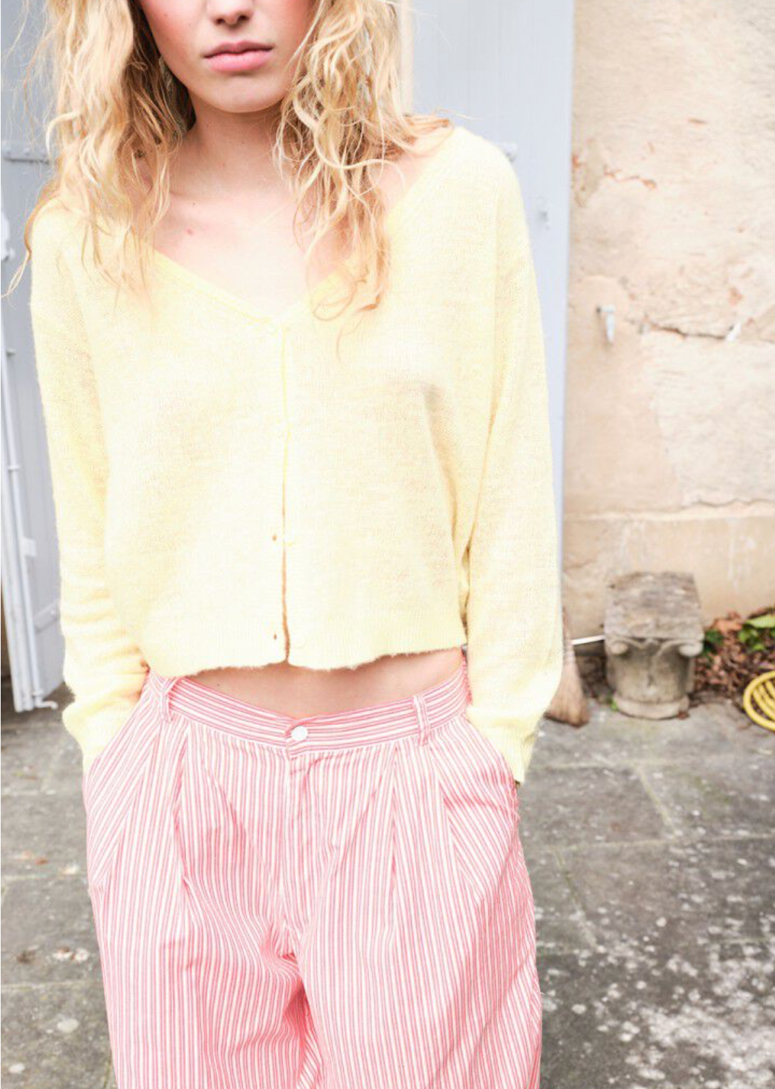 Ryfir Trousers, Poppy Stripes
