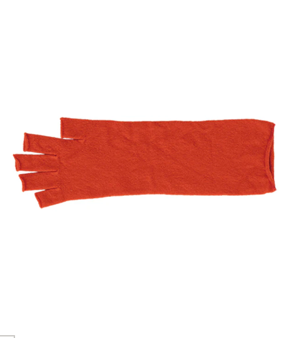 Wool 100% Arm Warmers - Shrine Red